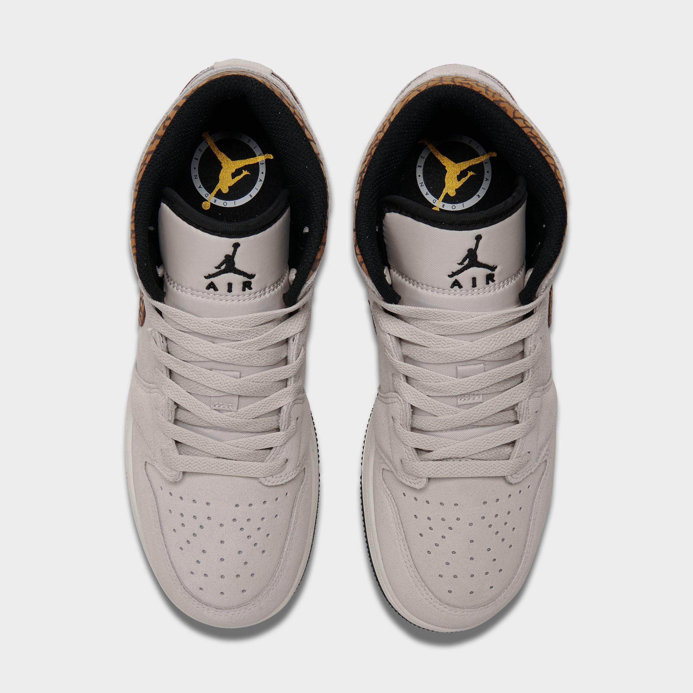 Grade School Air Jordan Retro 1 Mid Se 'Brown Elephant (Gs)' - DZ5369-102 - Image 5