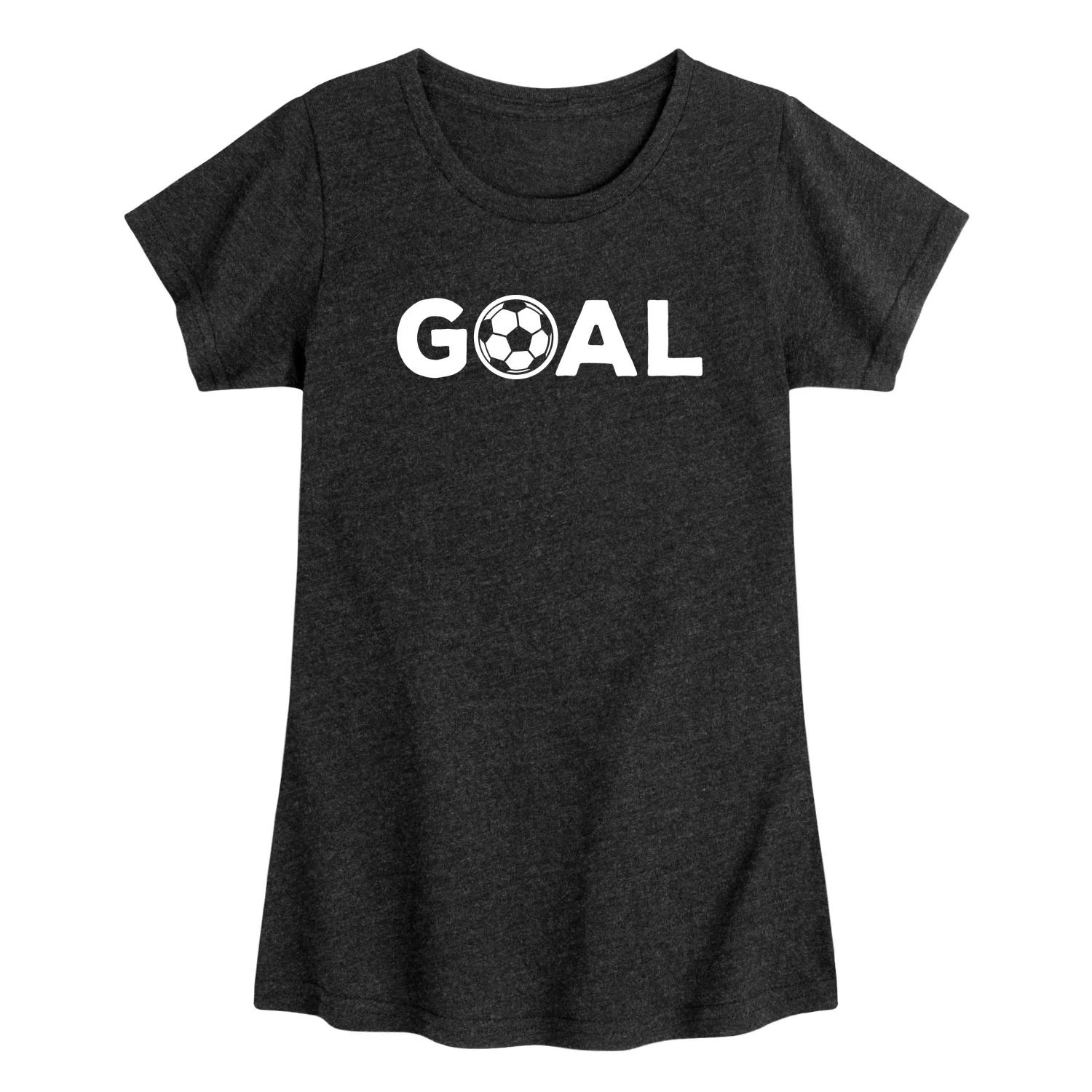 Instant Message - Goal - Youth Girls Fitted Short Sleeve T-Shirt - Image 3