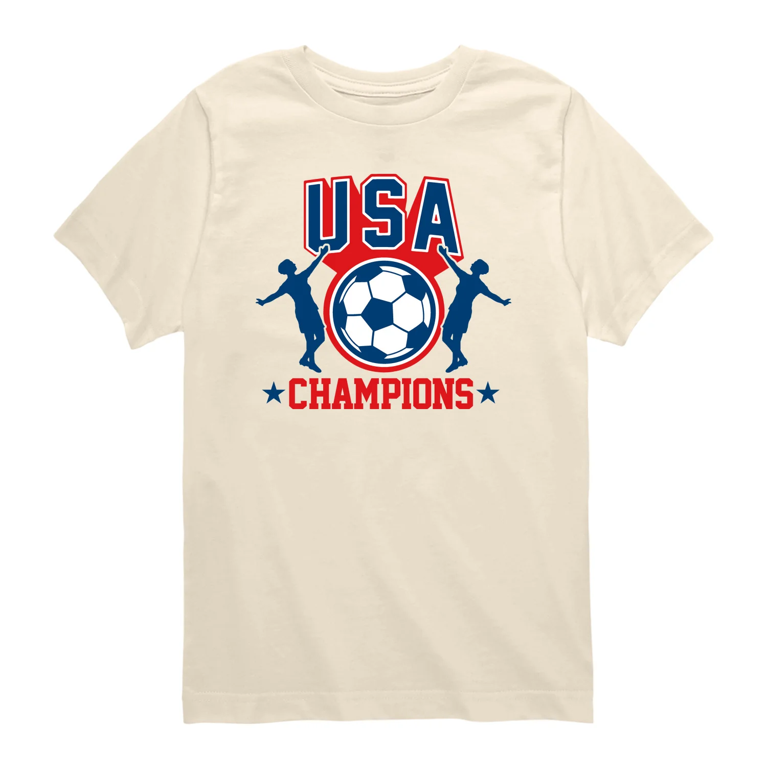 Instant Message - USA Soccer Champions - Youth Boys Short Sleeve Graphic T-Shirt - Image 5
