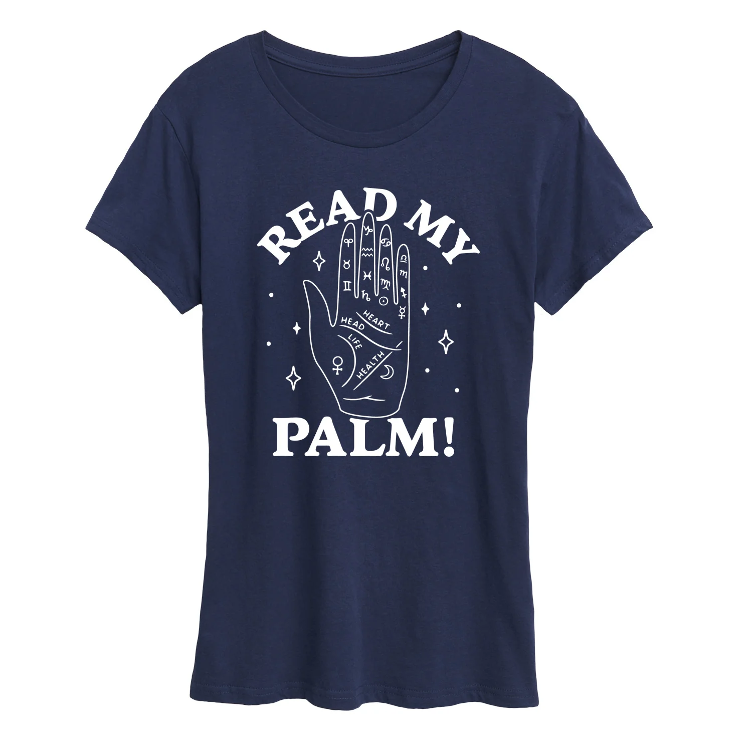Instant Message - Read My Palm - Women's Short Sleeve Graphic T-Shirt - Image 3