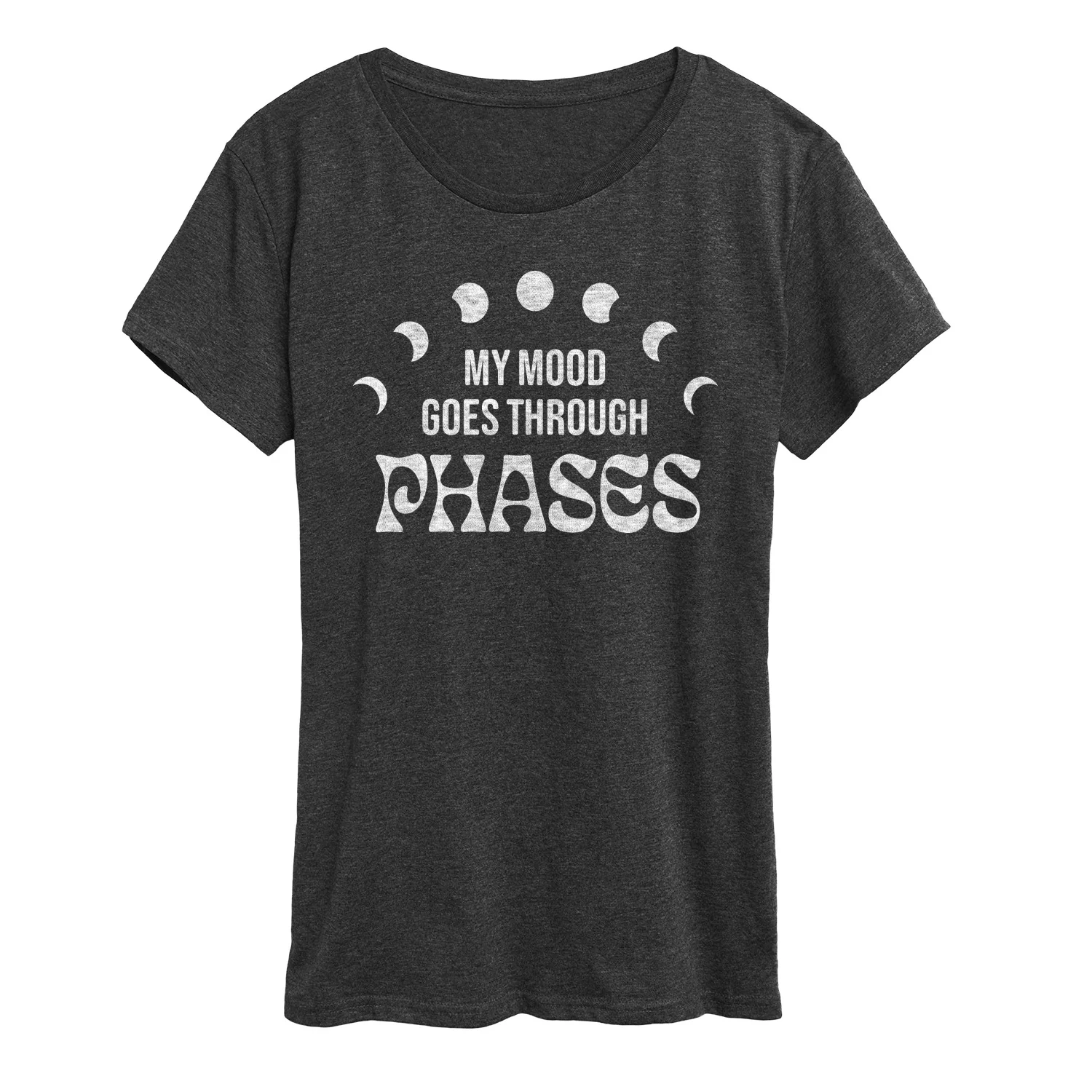Instant Message - Mood Goes Through Phases - Women's Short Sleeve Graphic T-Shirt - Image 2