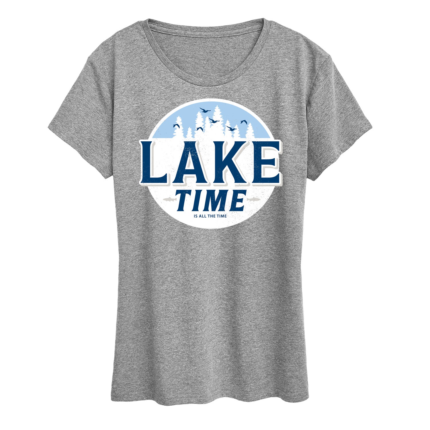 Instant Message - Lake Time - Women's Short Sleeve Graphic T-Shirt - Image 4