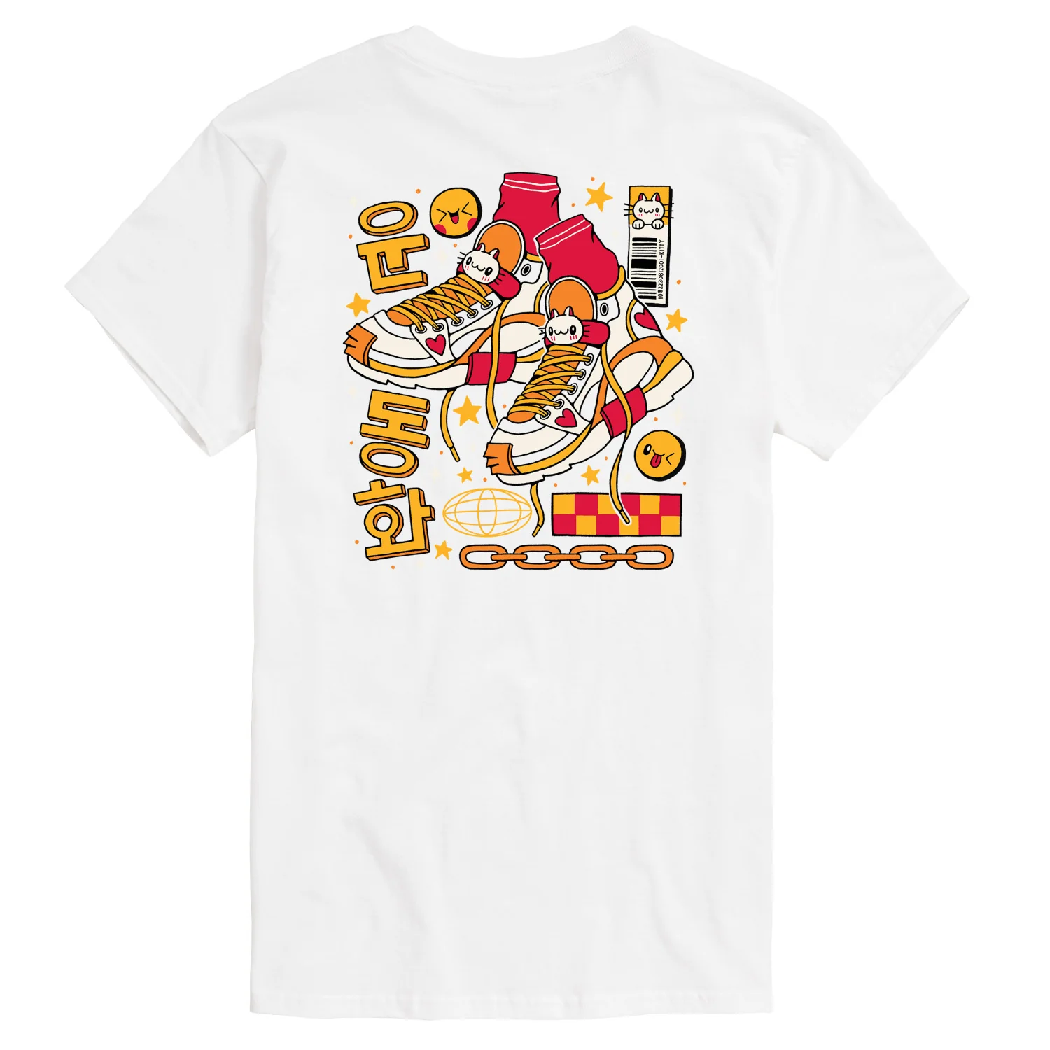 Instant Message - Korean Sneakers - Men's Short Sleeve Graphic T-Shirt - Image 3