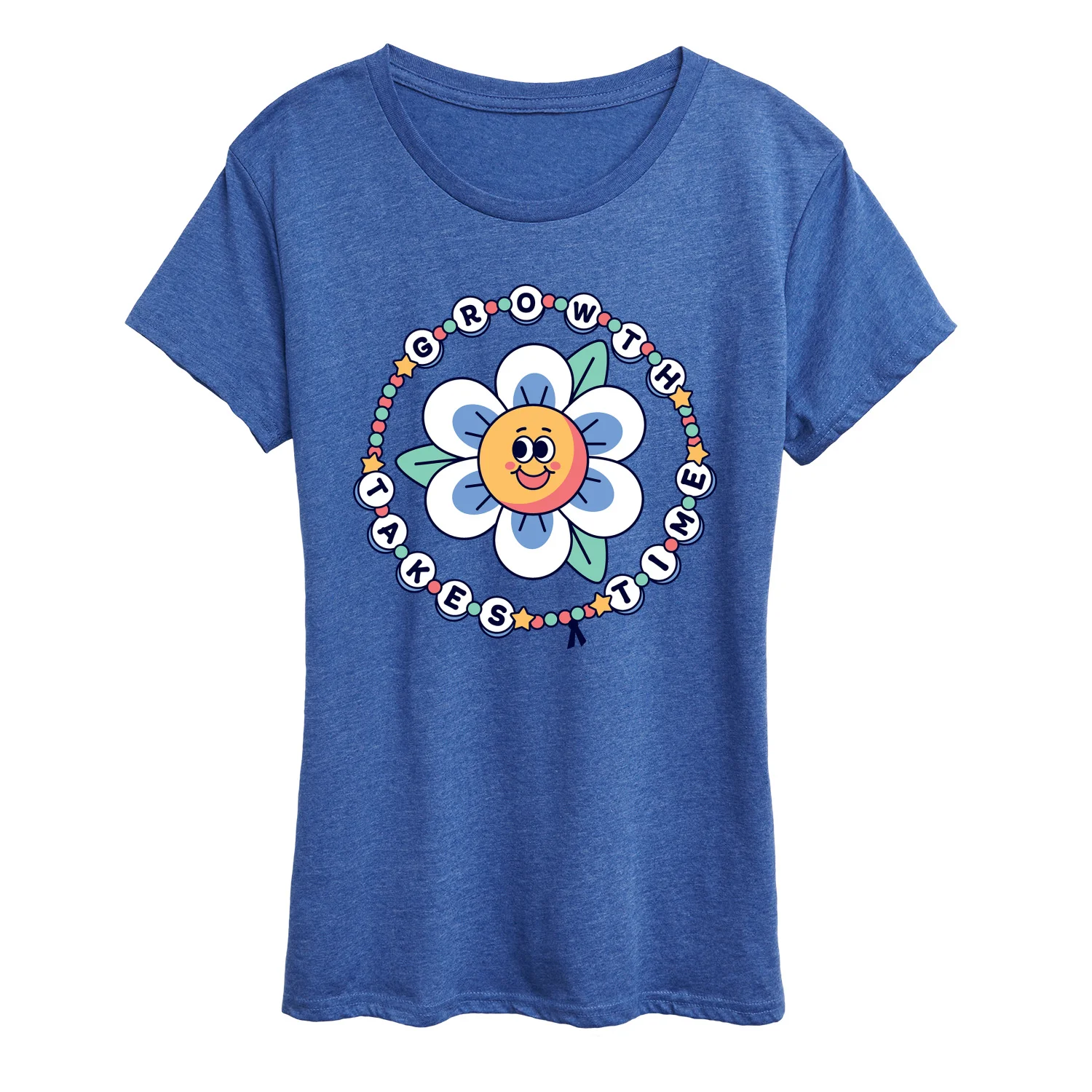 Instant Message - Growth Takes Time Beads - Women's Short Sleeve Graphic T-Shirt - Image 3