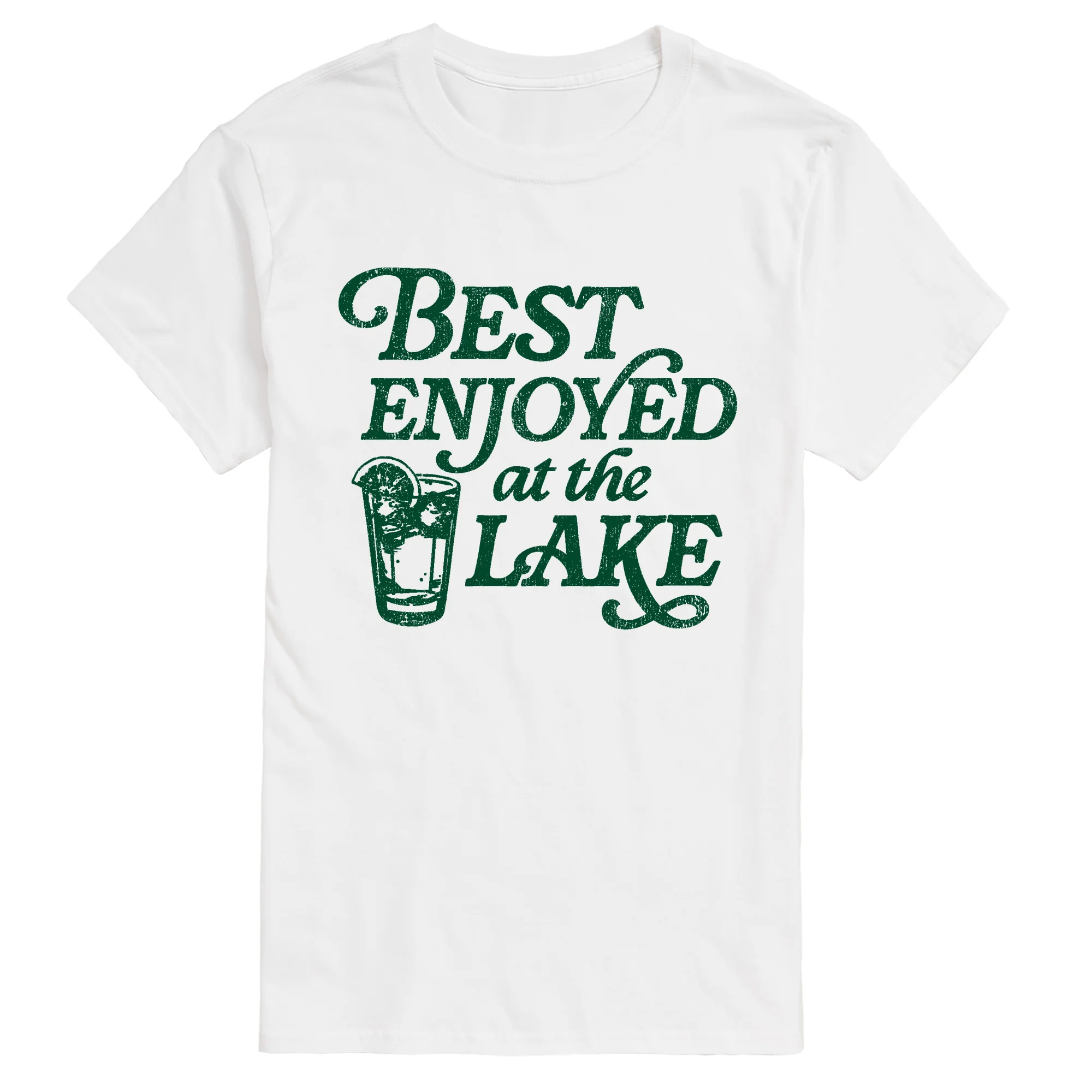 Instant Message - Enjoyed at the Lake - Men's Short Sleeve Graphic T-Shirt - Image 3