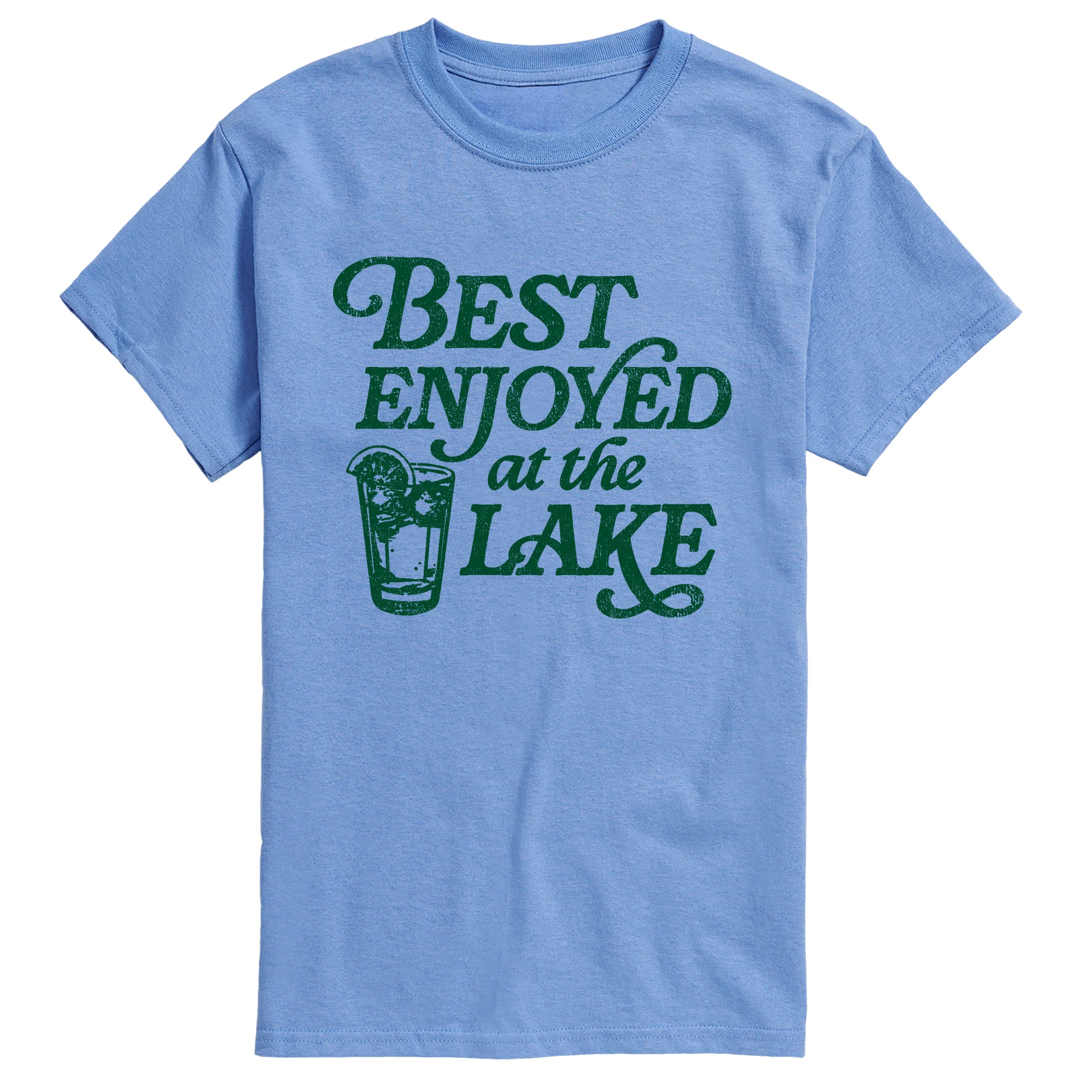 Instant Message - Enjoyed at the Lake - Men's Short Sleeve Graphic T-Shirt - Image 5