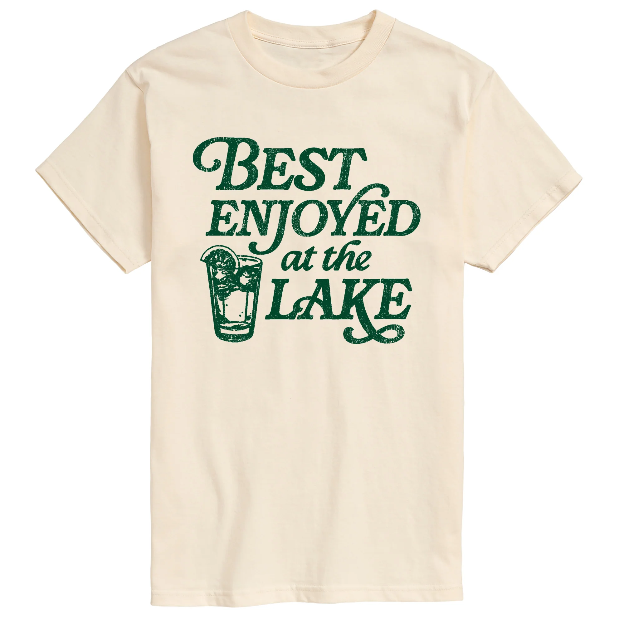 Instant Message - Enjoyed at the Lake - Men's Short Sleeve Graphic T-Shirt - Image 6
