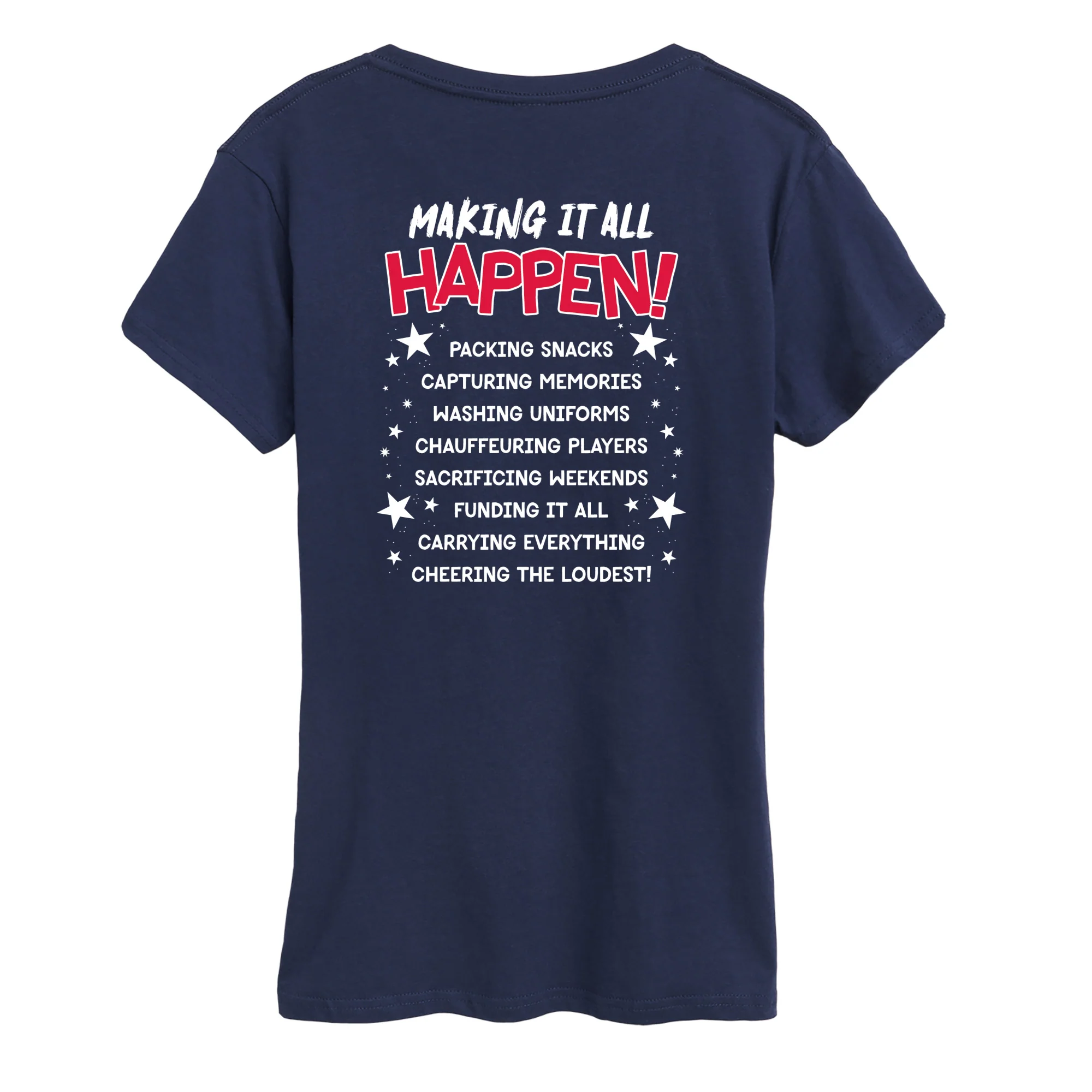 Instant Message - The Baseball Family Tour - Women's Short Sleeve Graphic T-Shirt - Image 5