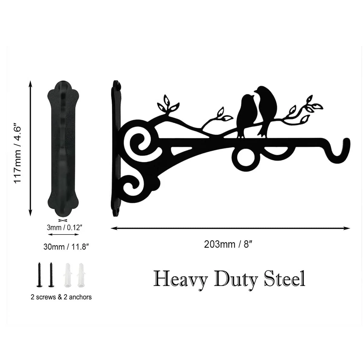 Easy to Install Bird Shape Plant Hanging Holder - Image 11