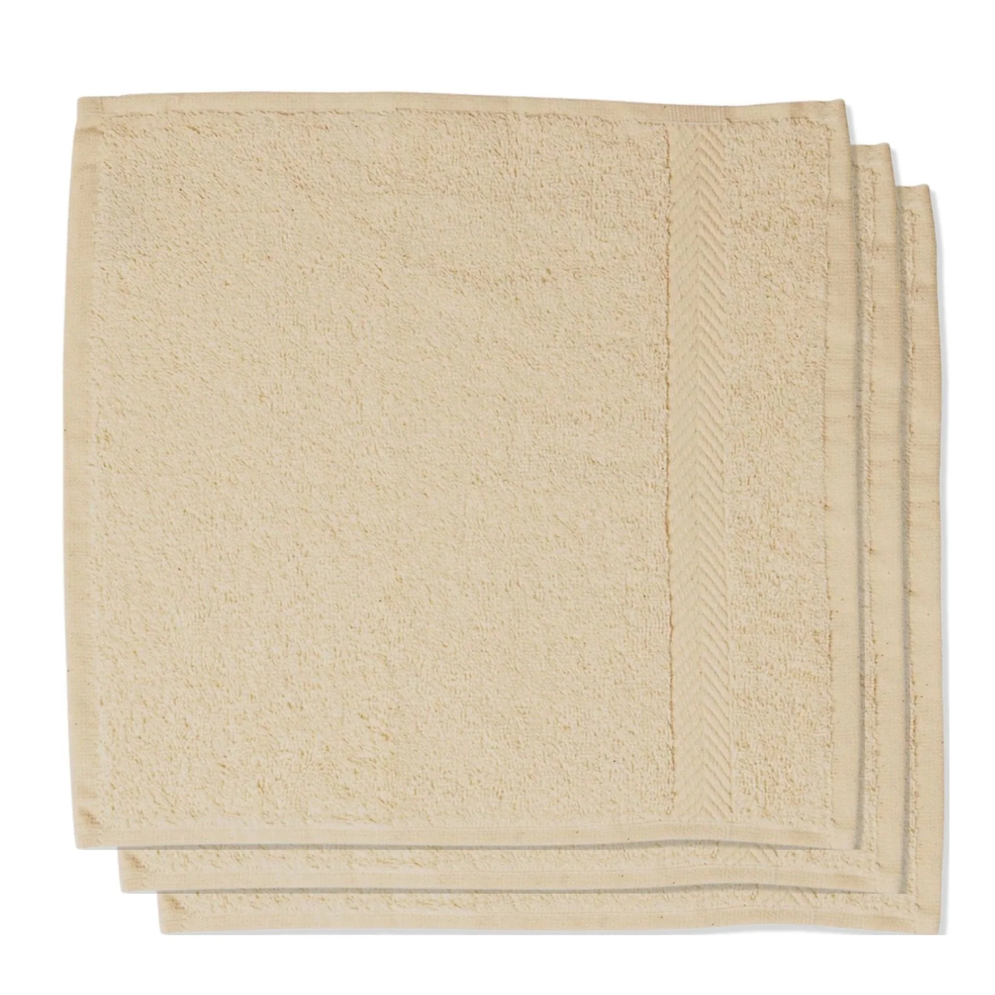 Eco Bath London Organic Cotton Face Flannels Towels - GOTS Certified 100% Organic Cotton Washcloths, Super Soft, Undyed and Unbleached, Hypoallergenic by Eco Bath London