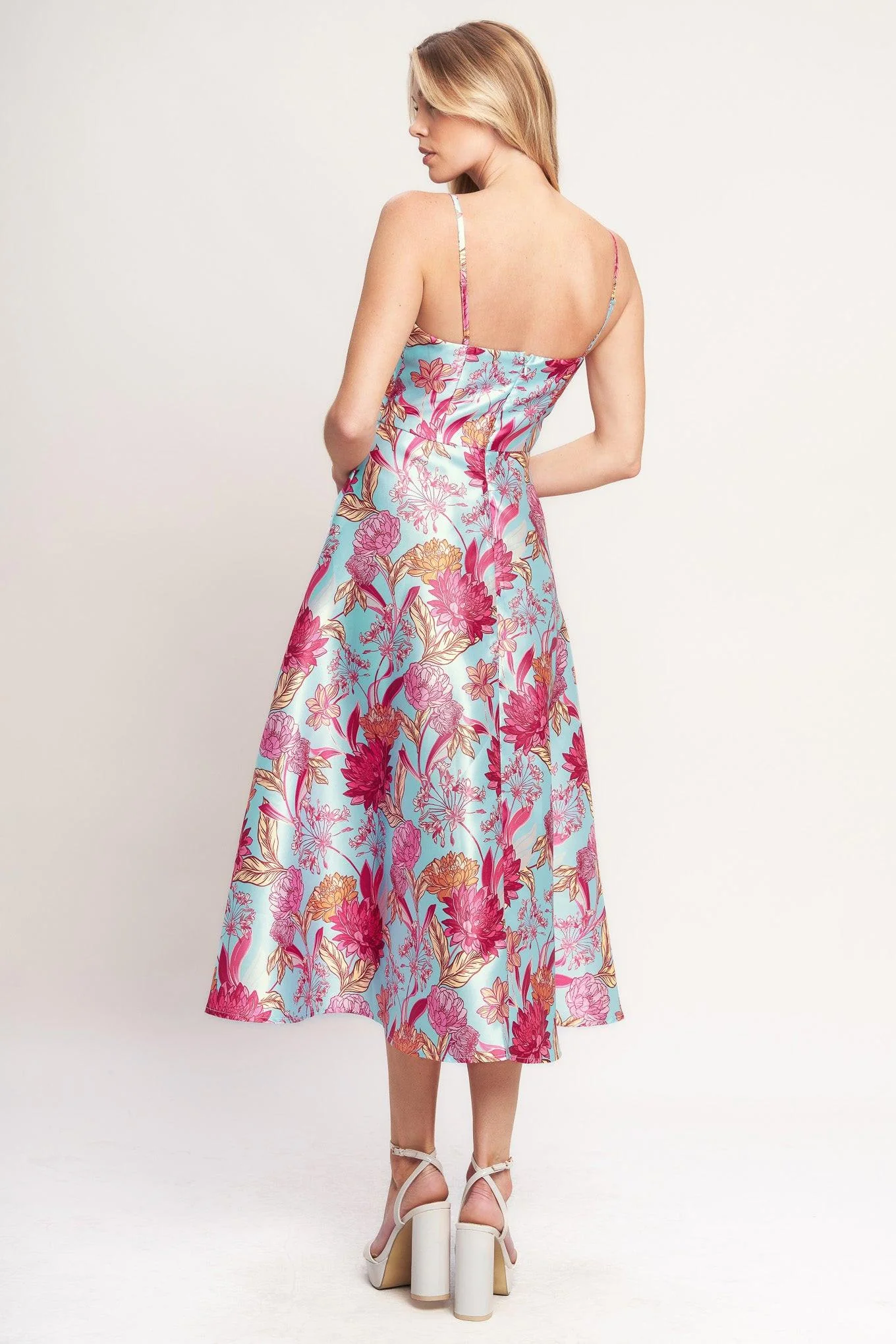 Elevated Garden Woven Midi Dress - Image 2