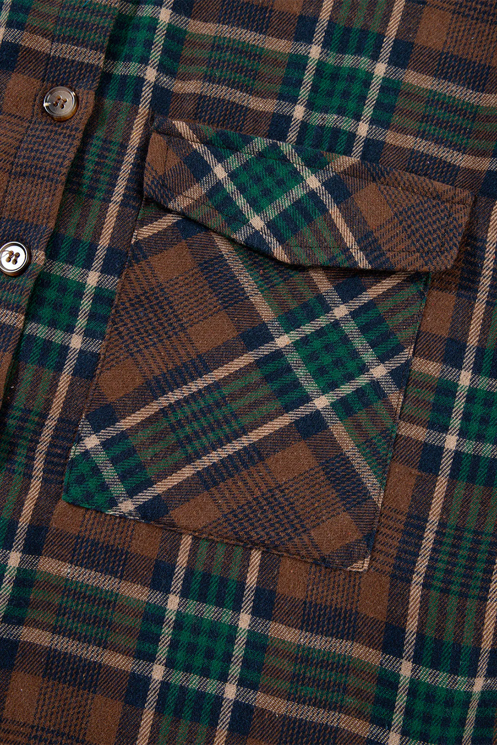 Threaded Pear Elizabeth Plaid Print Chest Shirt - Image 12