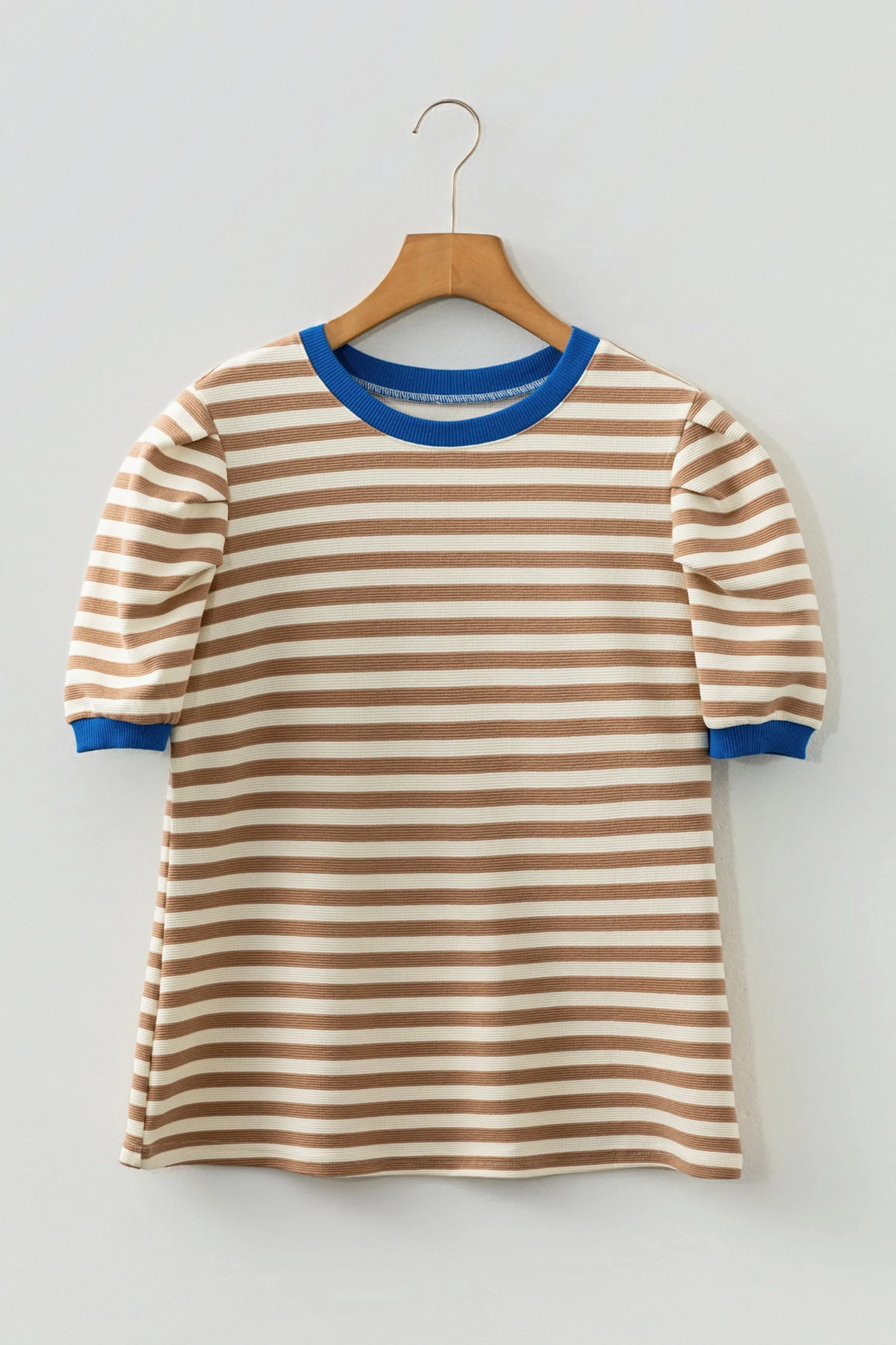 Threaded Pear Elora Sleeve Contrast Trim Tee - Image 8