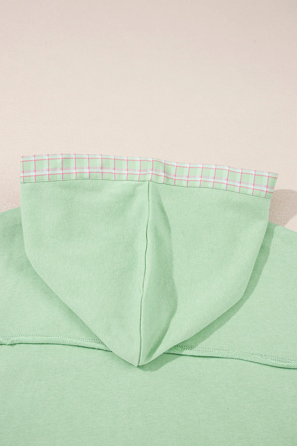 Threaded Pear Emberly Patchwork Half Hooded Pullover - Image 11