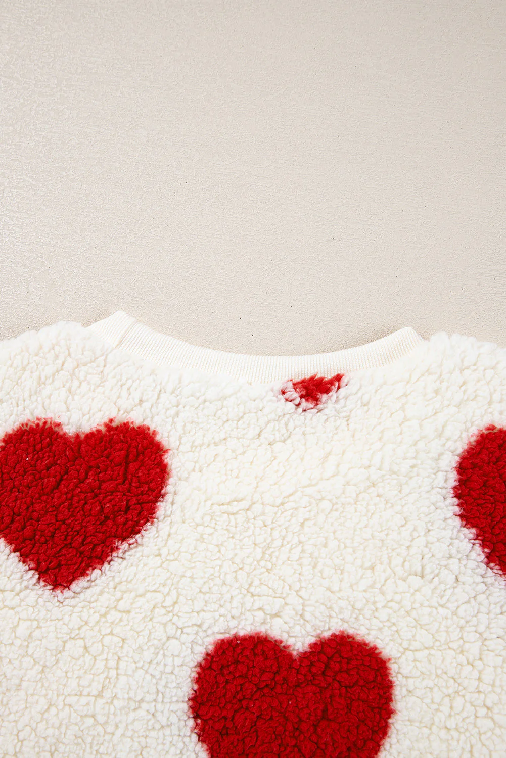Threaded Pear Emily Shoulder Crewneck Plush Sweatshirt - Image 5