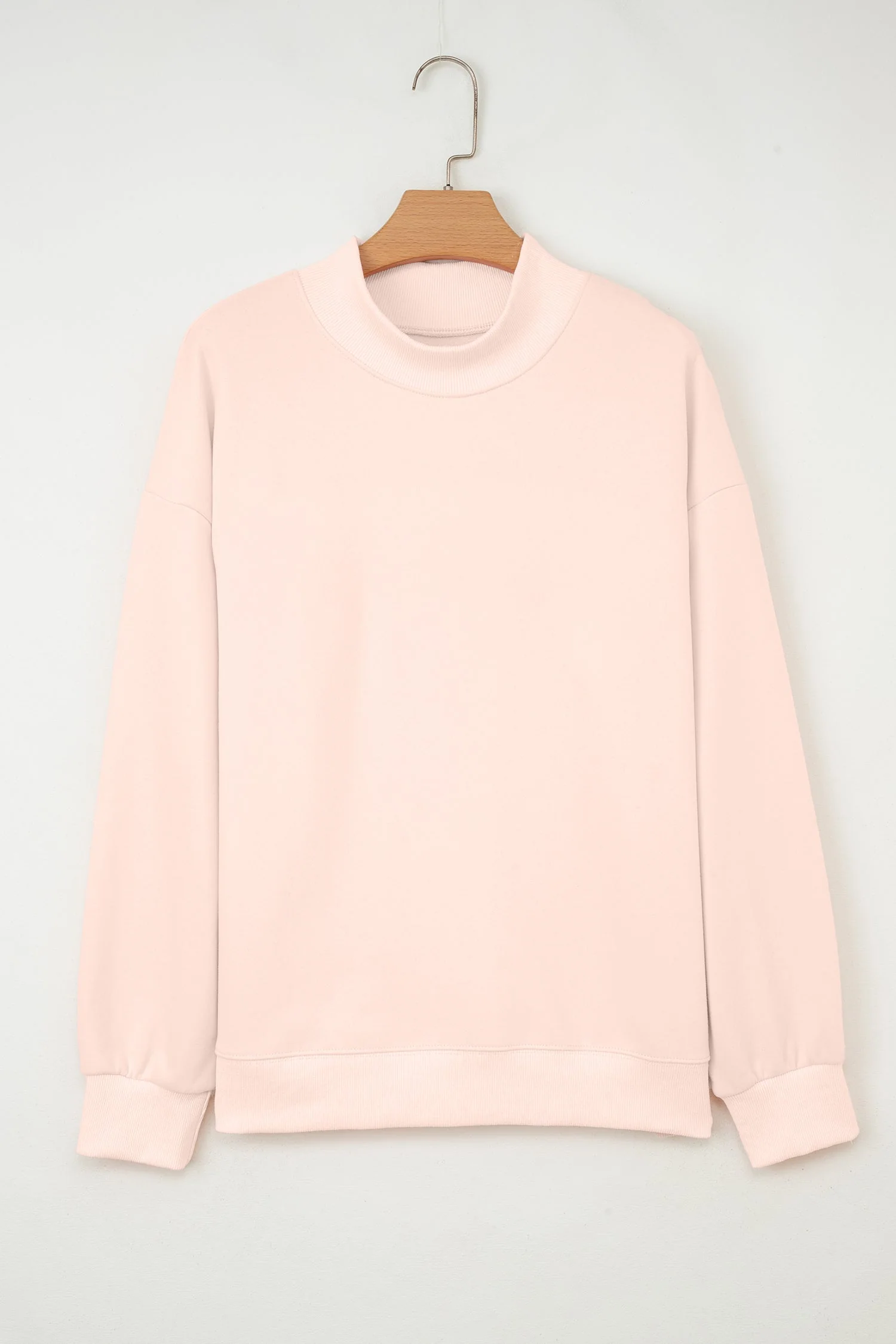 Threaded Pear Ensley apricot Oversize Mock Sweatshirt - Image 6