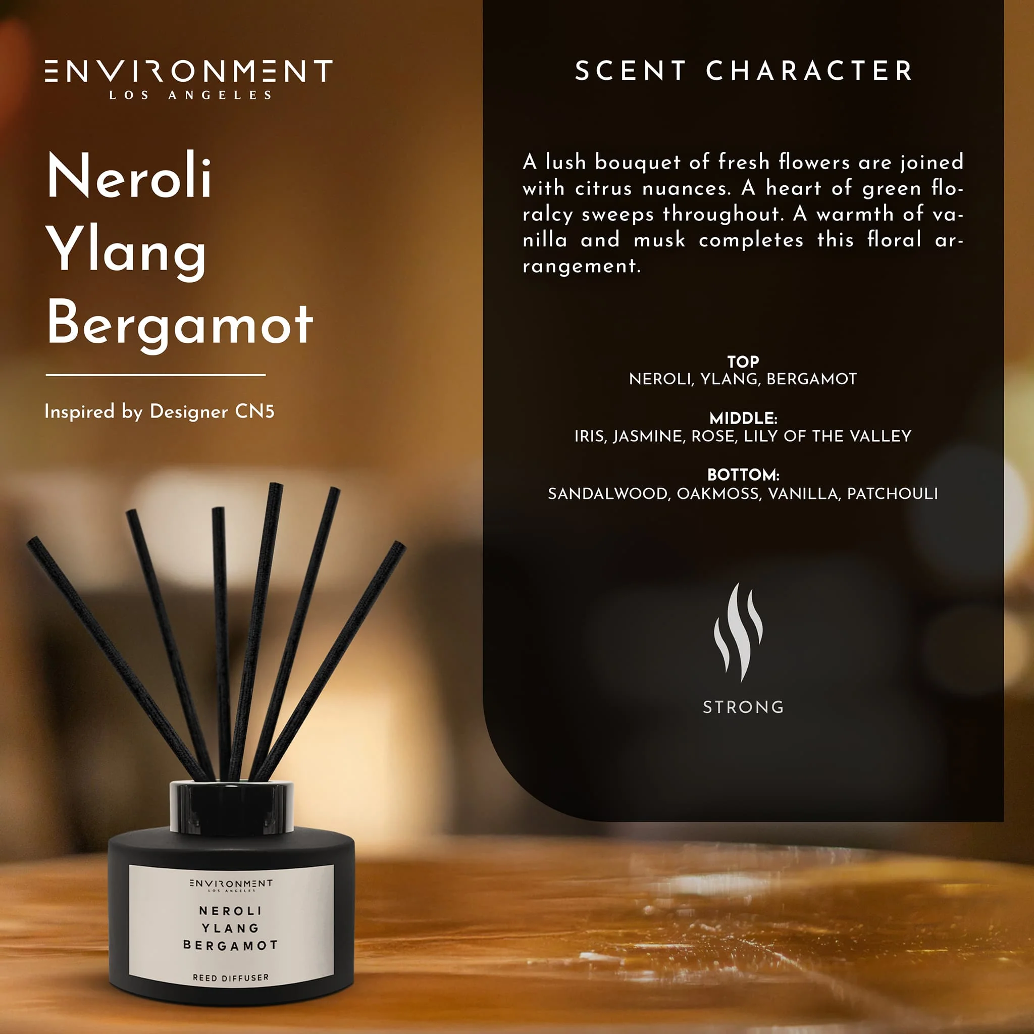 ENVIRONMENT 200mL Reed Diffuser Baies Currants Quince - Image 6