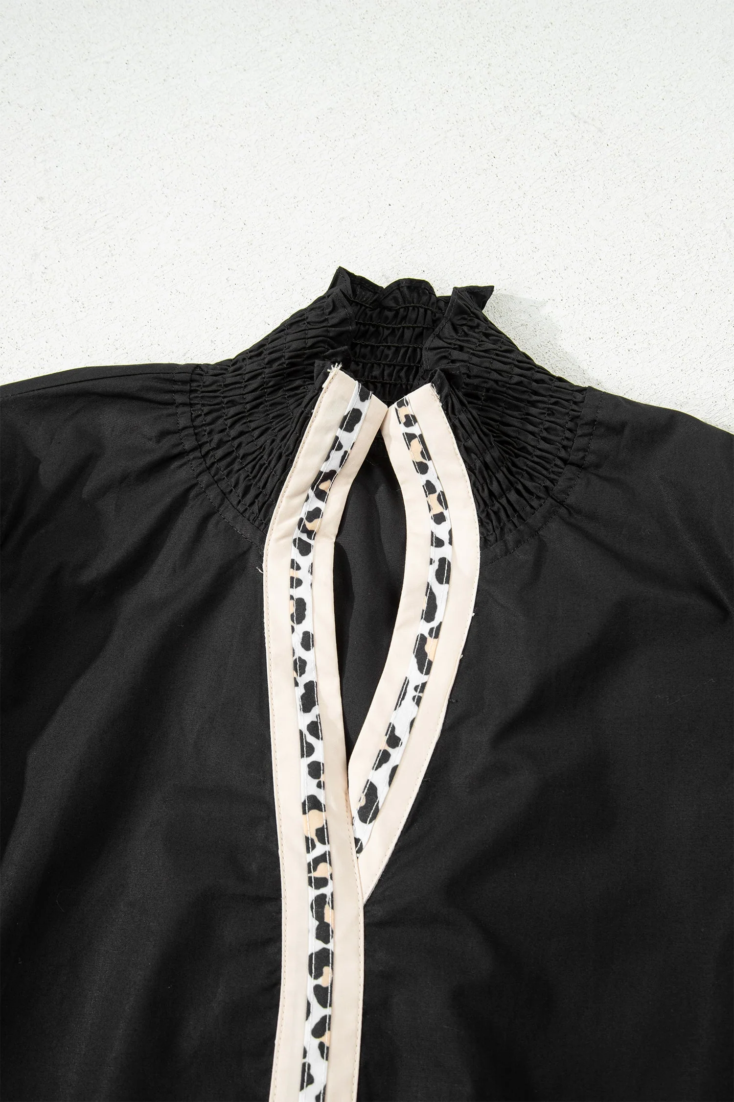 Threaded Pear Estrella Flounce Sleeve Trim Blouse - Image 8