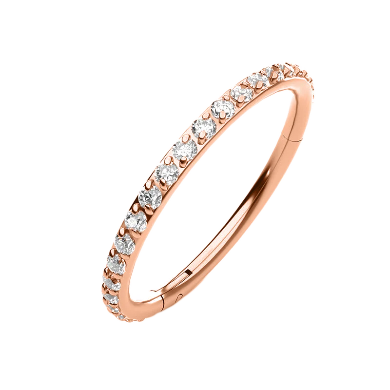 Mint & Lily Eternity Crystal Cartilage Hoop Earrings | 16g - Image 15