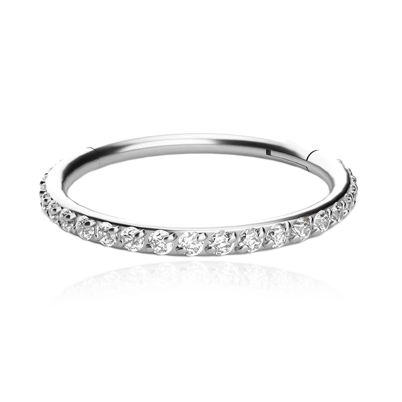 Mint & Lily Eternity Crystal Cartilage Hoop Earrings | 16g - Image 19