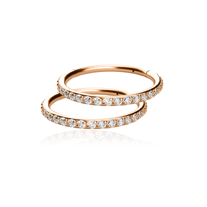 Mint & Lily Eternity Crystal Cartilage Hoop Earrings | 16g - Image 25