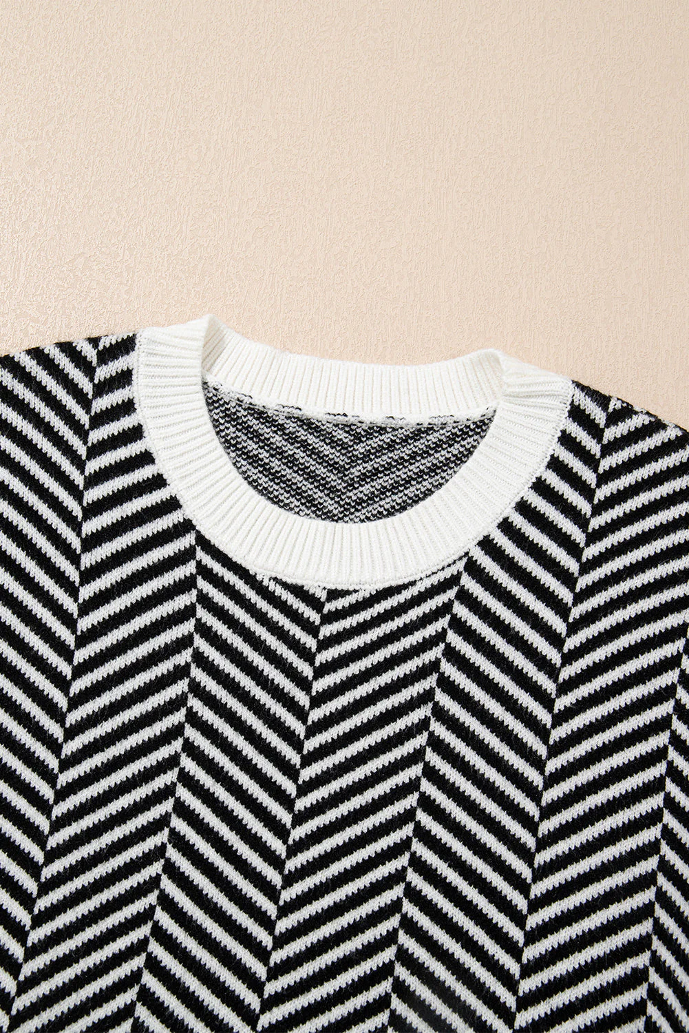 Threaded Pear Evelyn Edge Drop Shoulder Sweater - Image 6