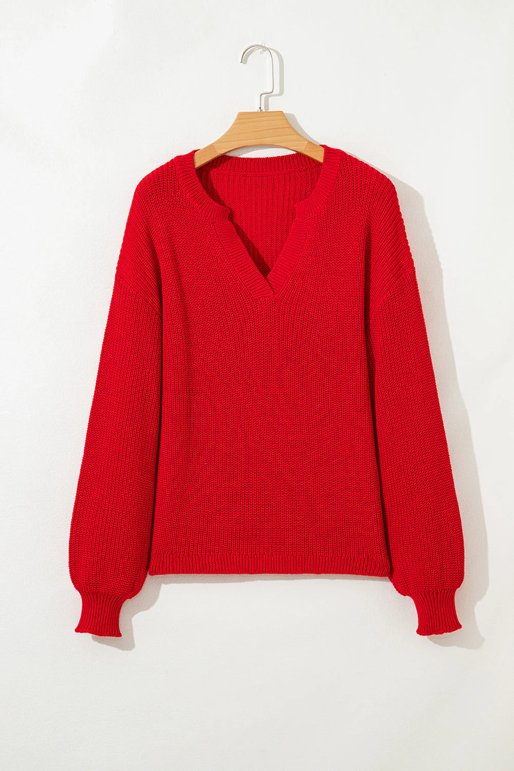 Threaded Pear Evelyn Knit Drop Shoulder Sweater - Image 7