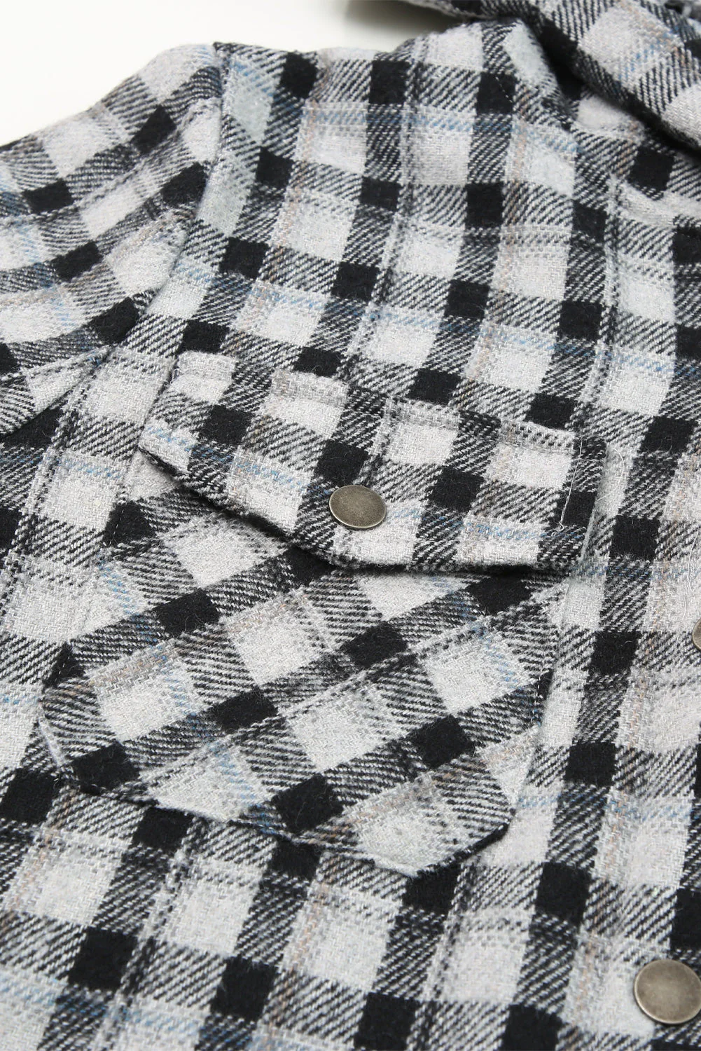 Threaded Pear Evelyn Sherpa Lined Hooded Shacket - Image 10
