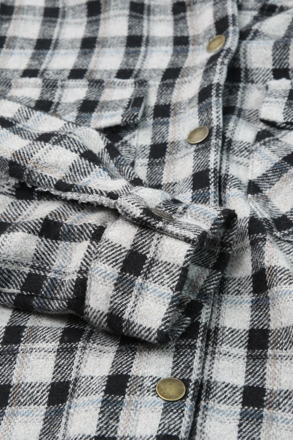 Threaded Pear Evelyn Sherpa Lined Hooded Shacket - Image 8