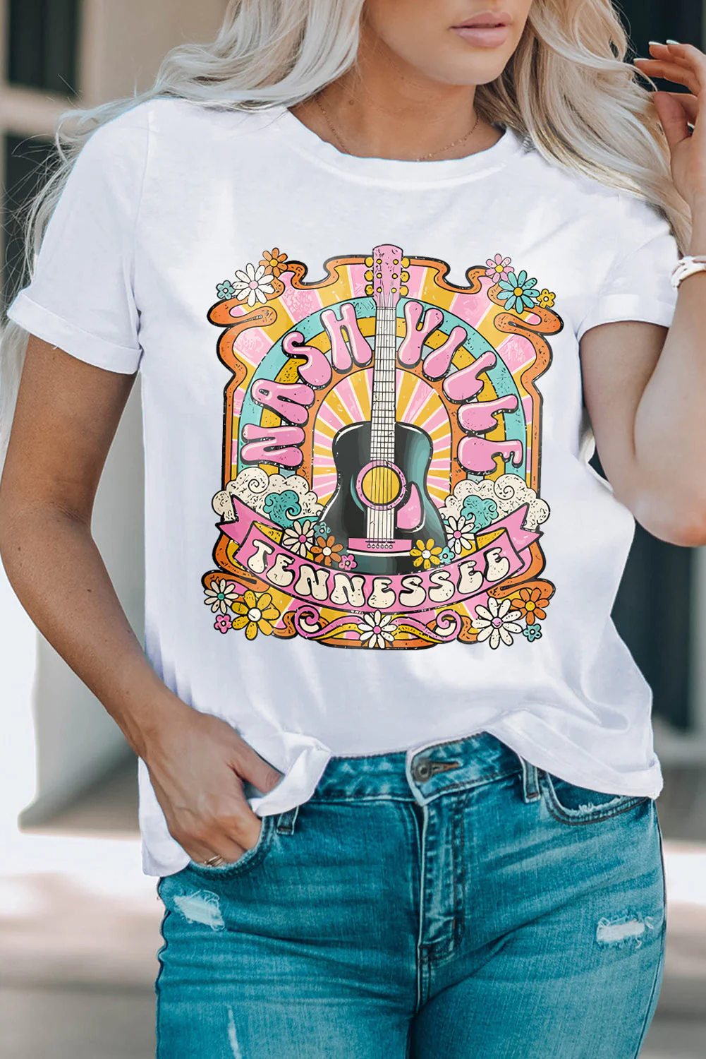 Threaded Pear Evelynn Country Music T Shirt - Image 5