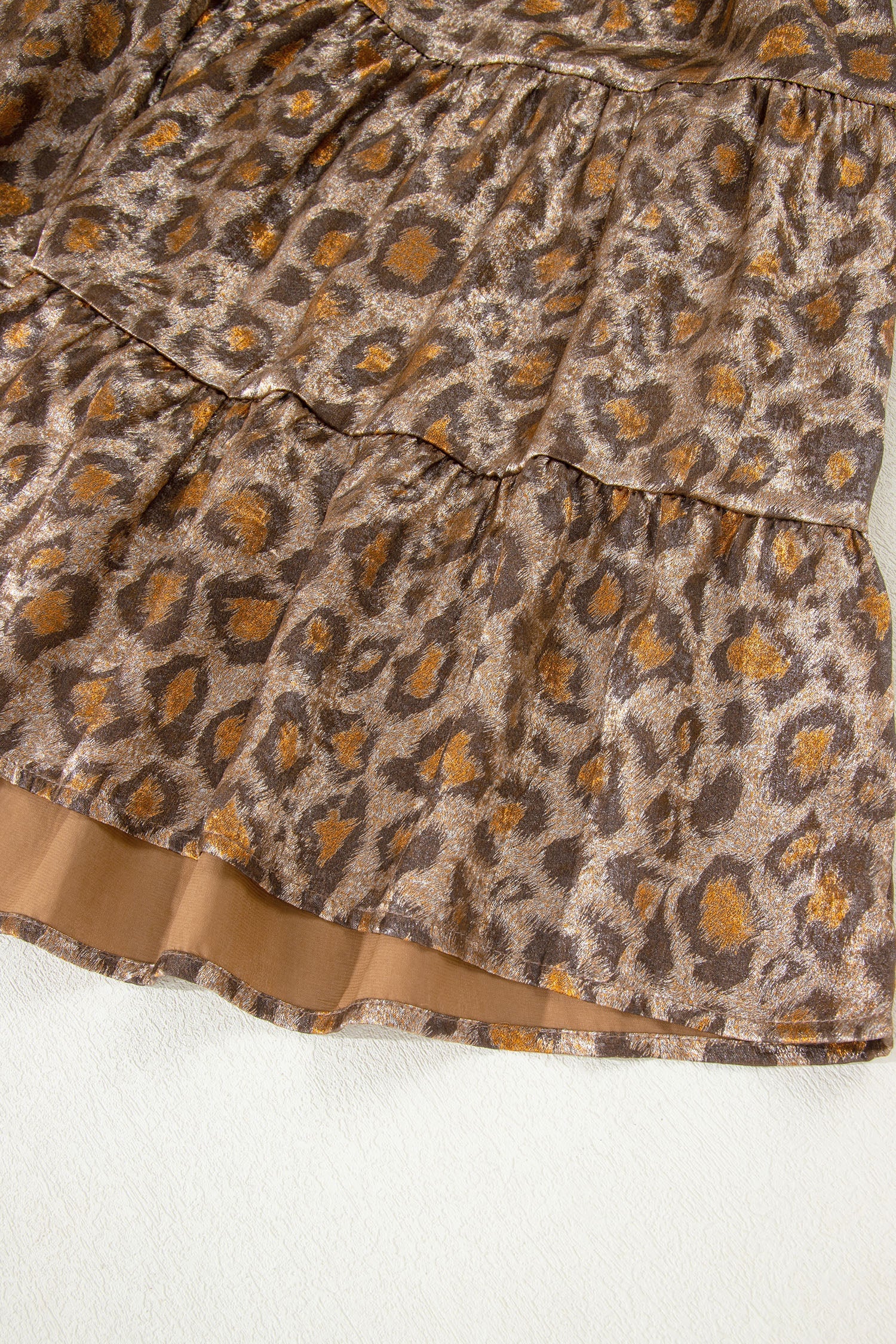 Threaded Pear Evelynn Tiered Loose Mini Dress - Image 11