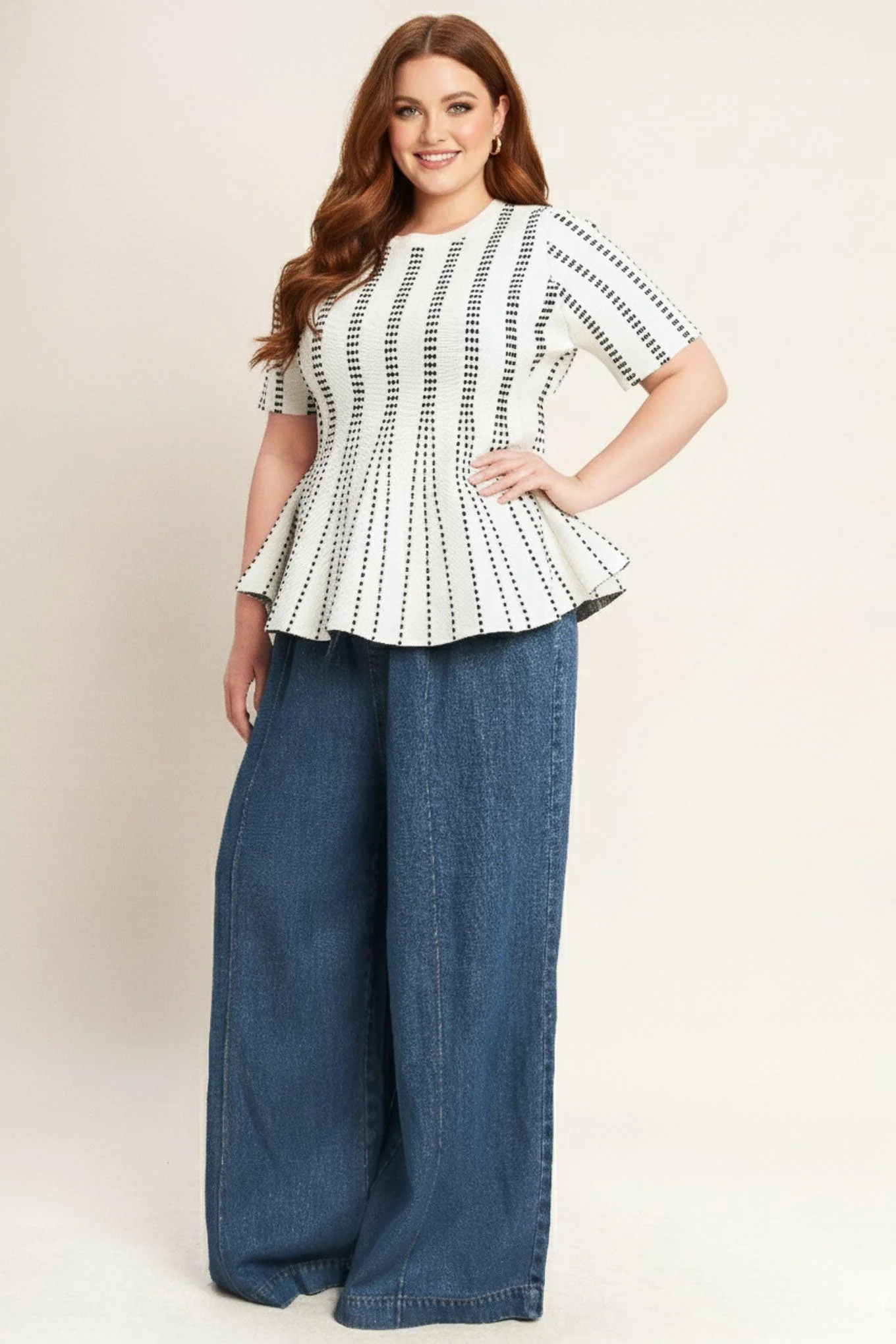 Evening Rustle Jacquard Sweater Top - Image 18