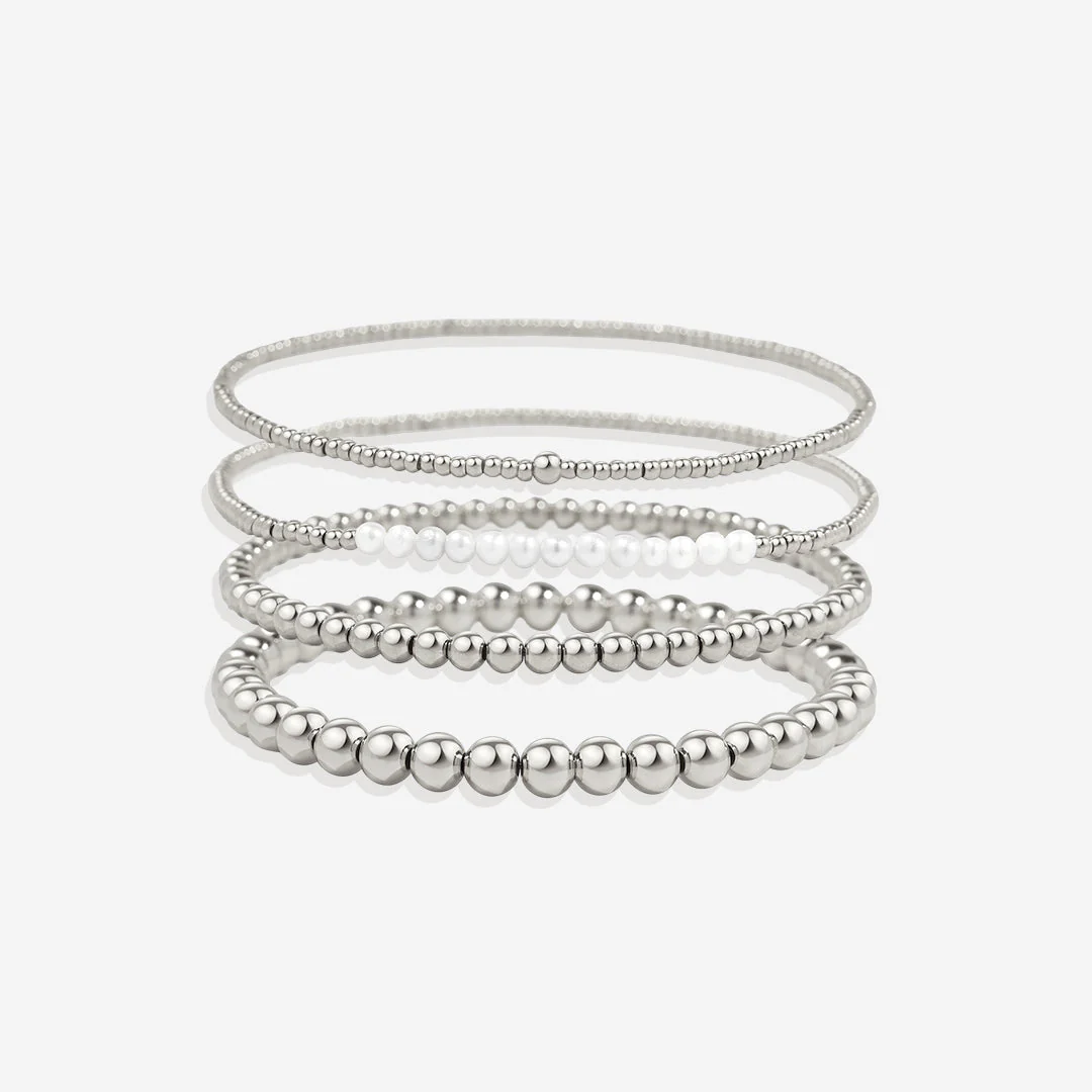 Mint & Lily Everyday Pearl Bracelet Stacking Set - Image 16
