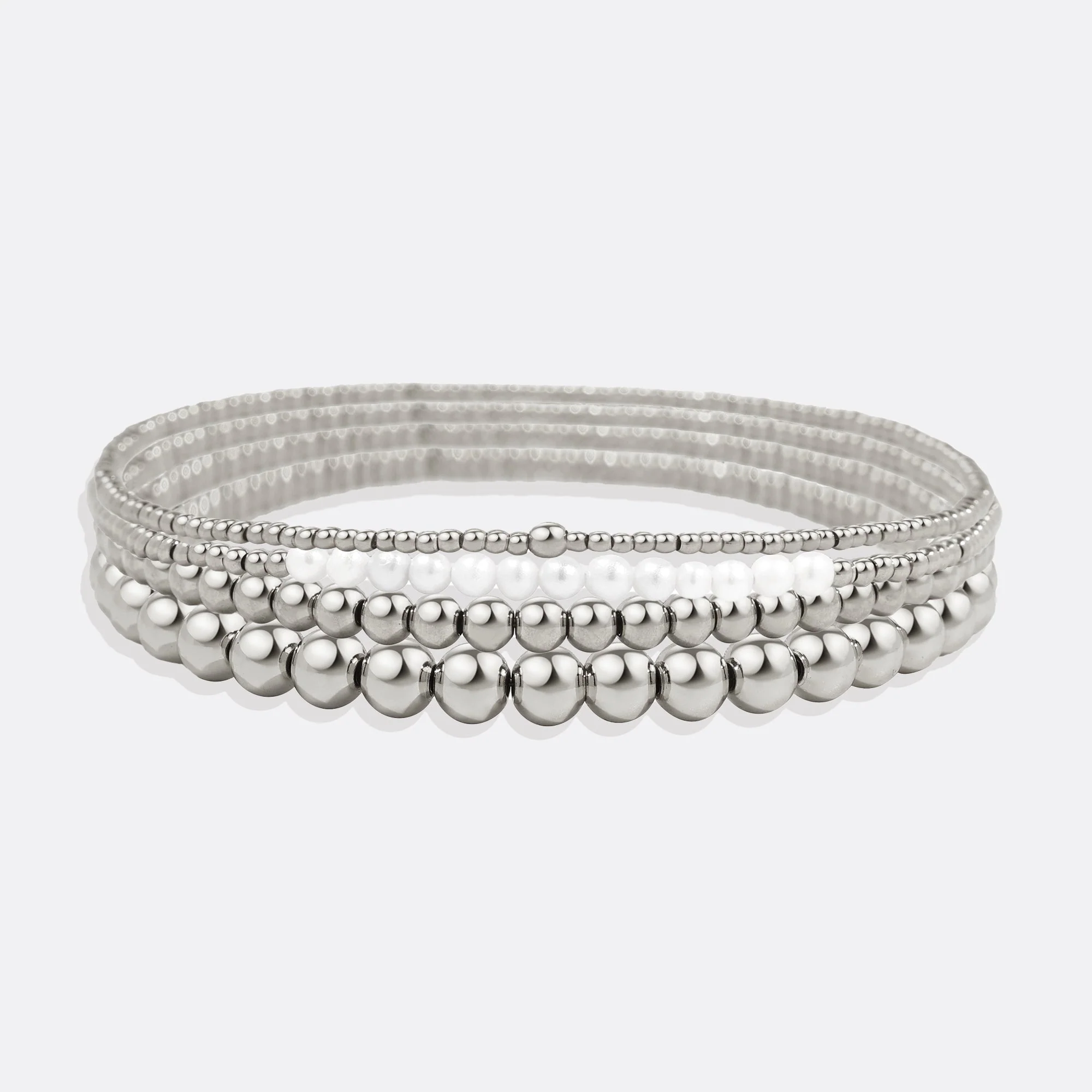 Mint & Lily Everyday Pearl Bracelet Stacking Set - Image 8