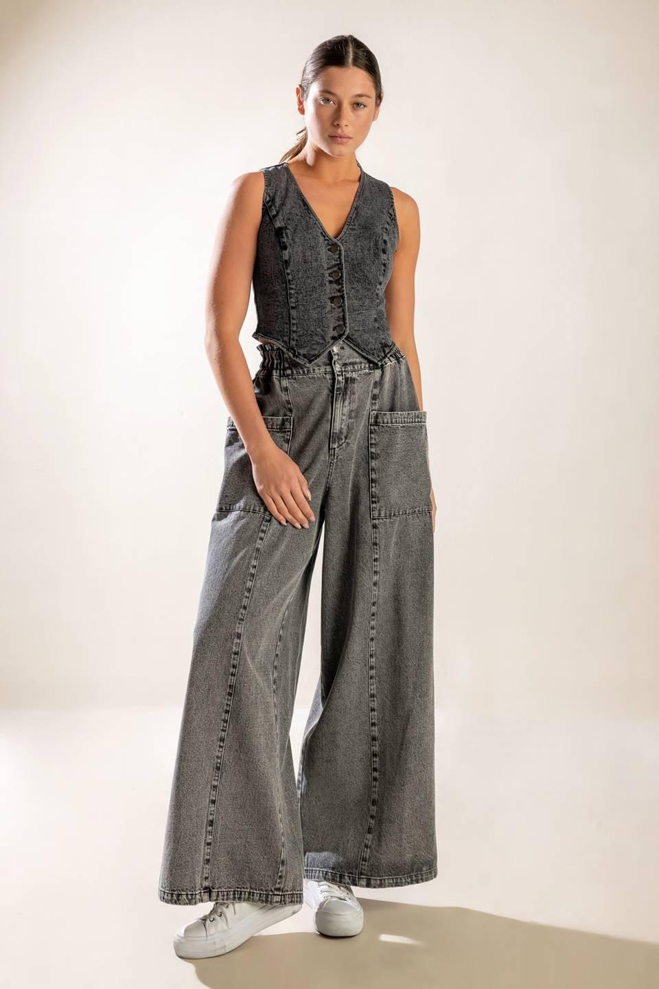 Exploring the City Denim Pants - Image 6