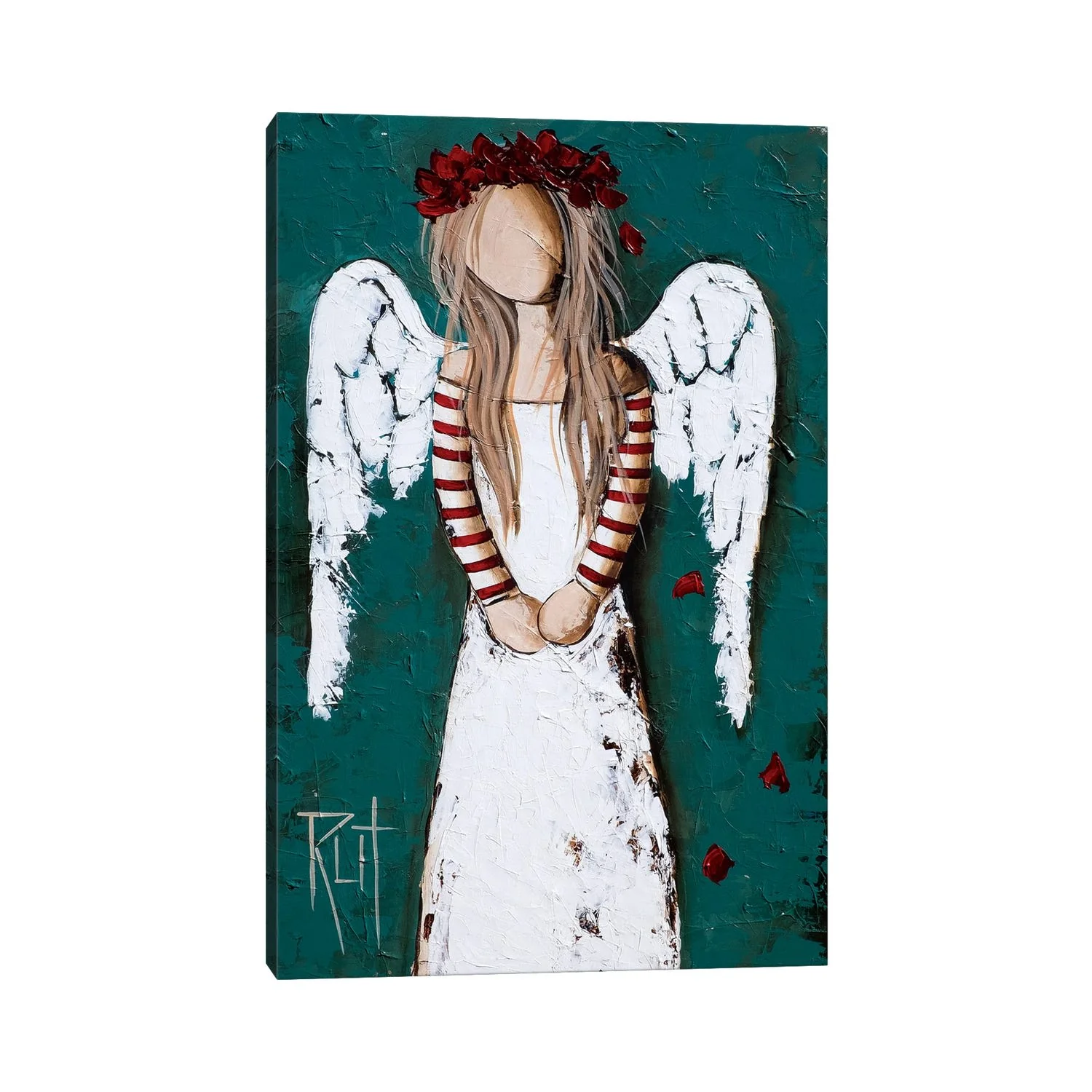 Feathery by Ruth's Angels - Canvas Gallery Wrap - Image 3