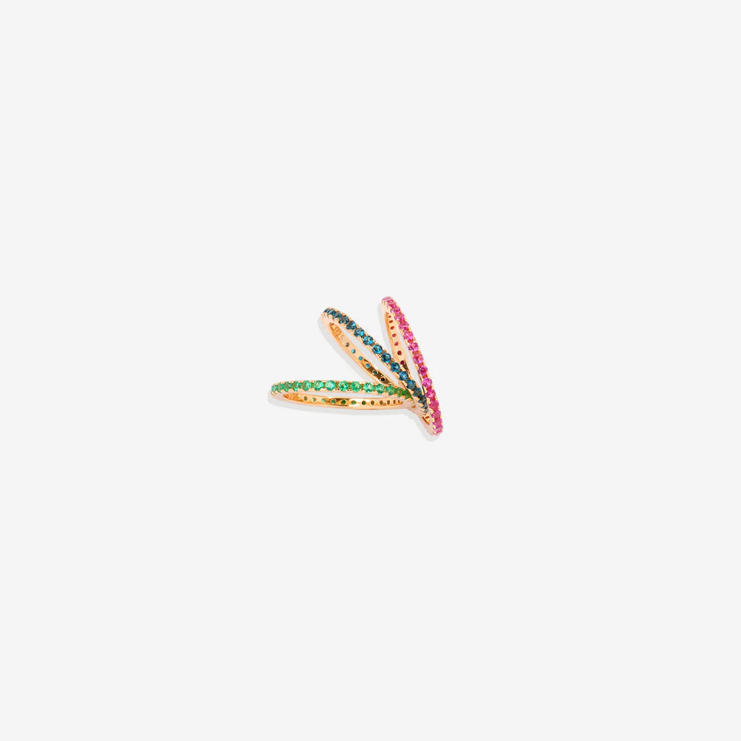 Mint & Lily Febuary Birthstone Eternity Stacking Ring - Image 14