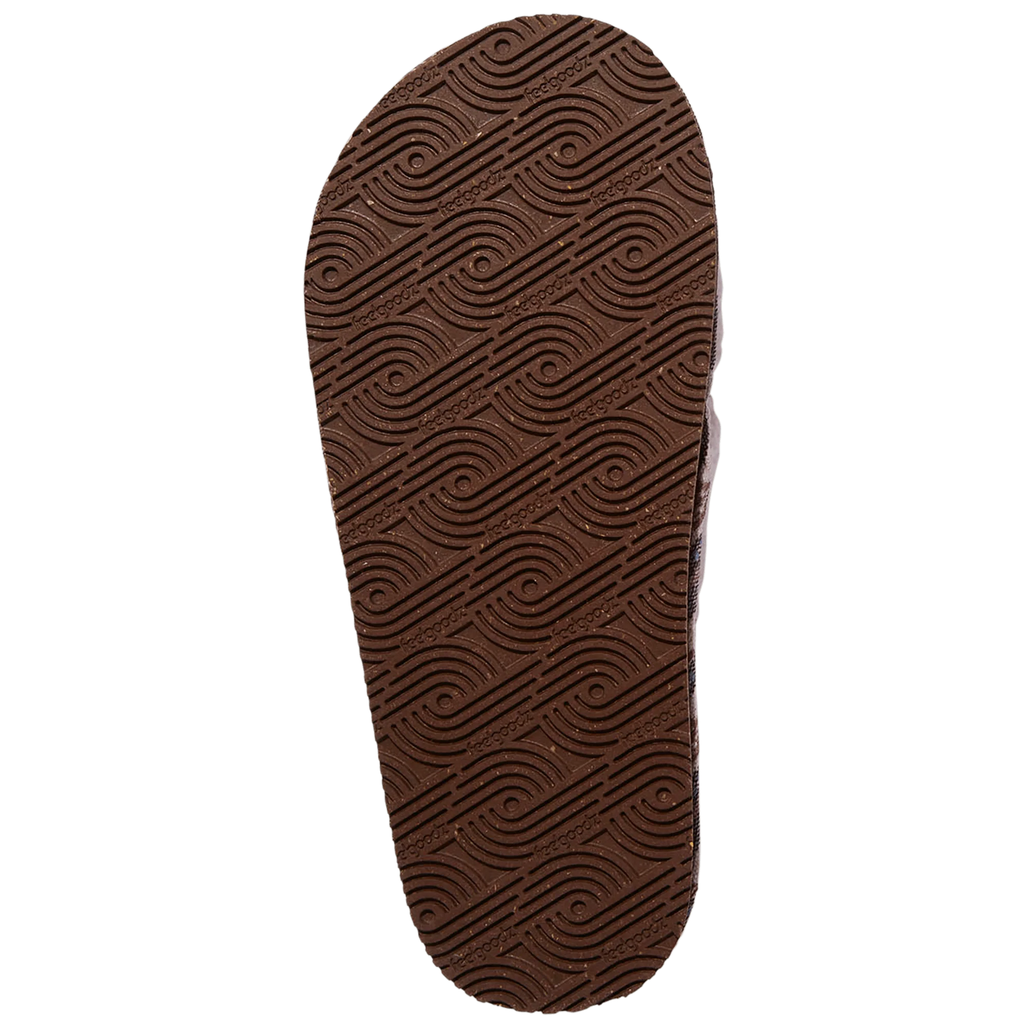 Feelgoodz Womens Equinox Sherpa Double Strap Slipper (Mulberry, Medium) - Image 6