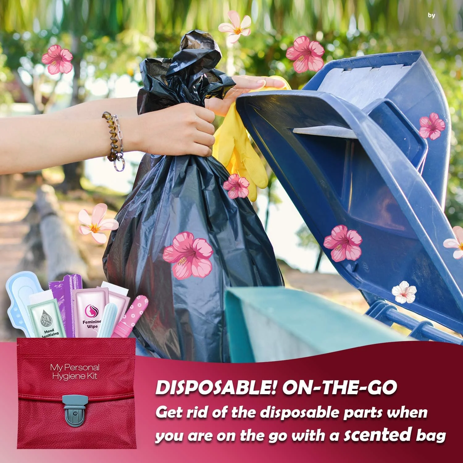Feminine Hygiene Kits Pack of 10 (Red Purse) - Image 7