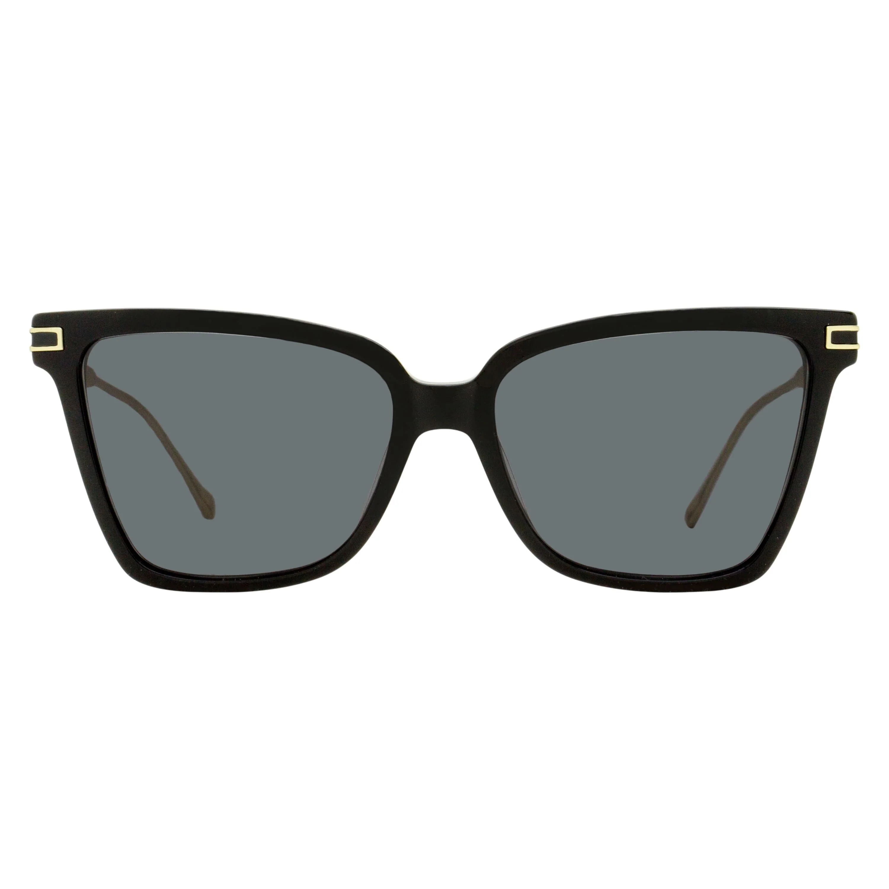 Ferragamo Gancini Butterfly Sunglasses SF2036S 001 Black/Gold 56mm - Image 2