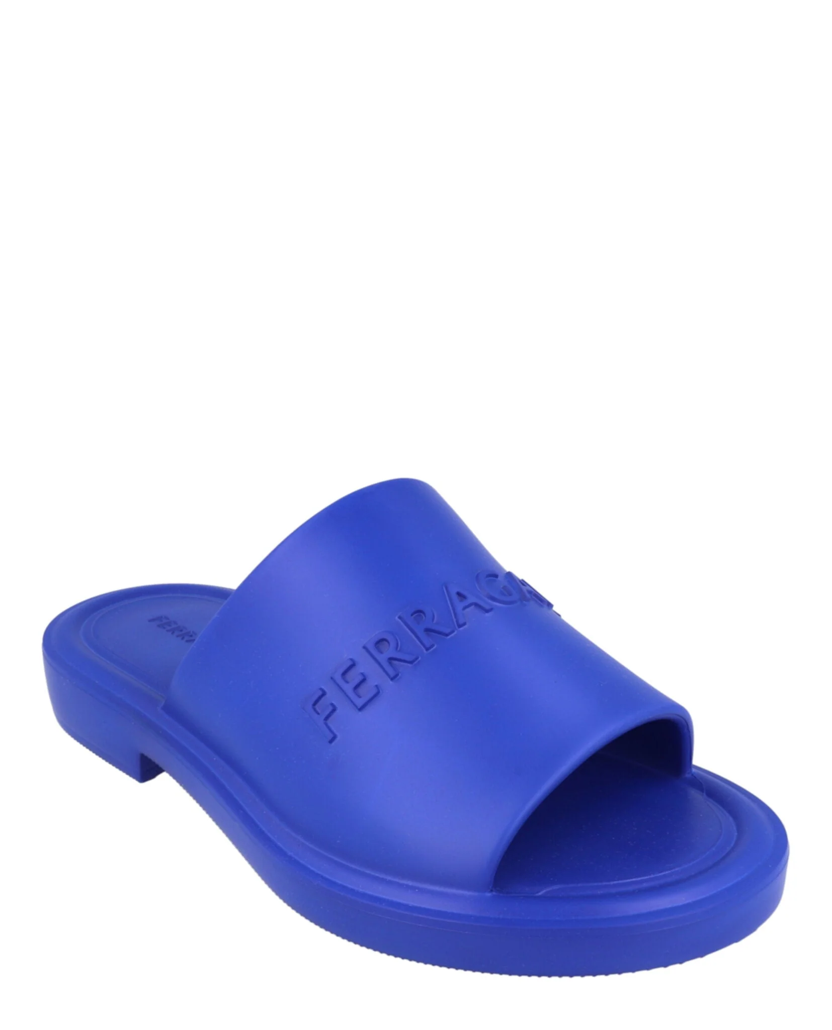 Ferragamo Giuneva Logo Embossed Slides - Image 2