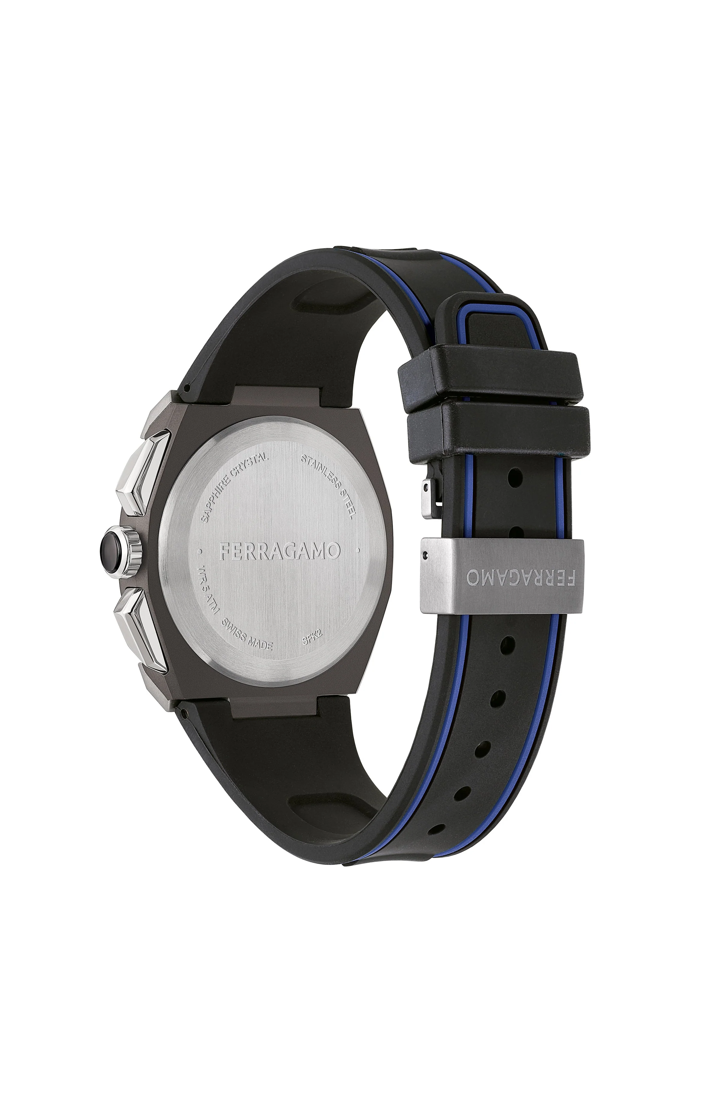 Ferragamo Supreme Chrono Silicone Watch - Image 3