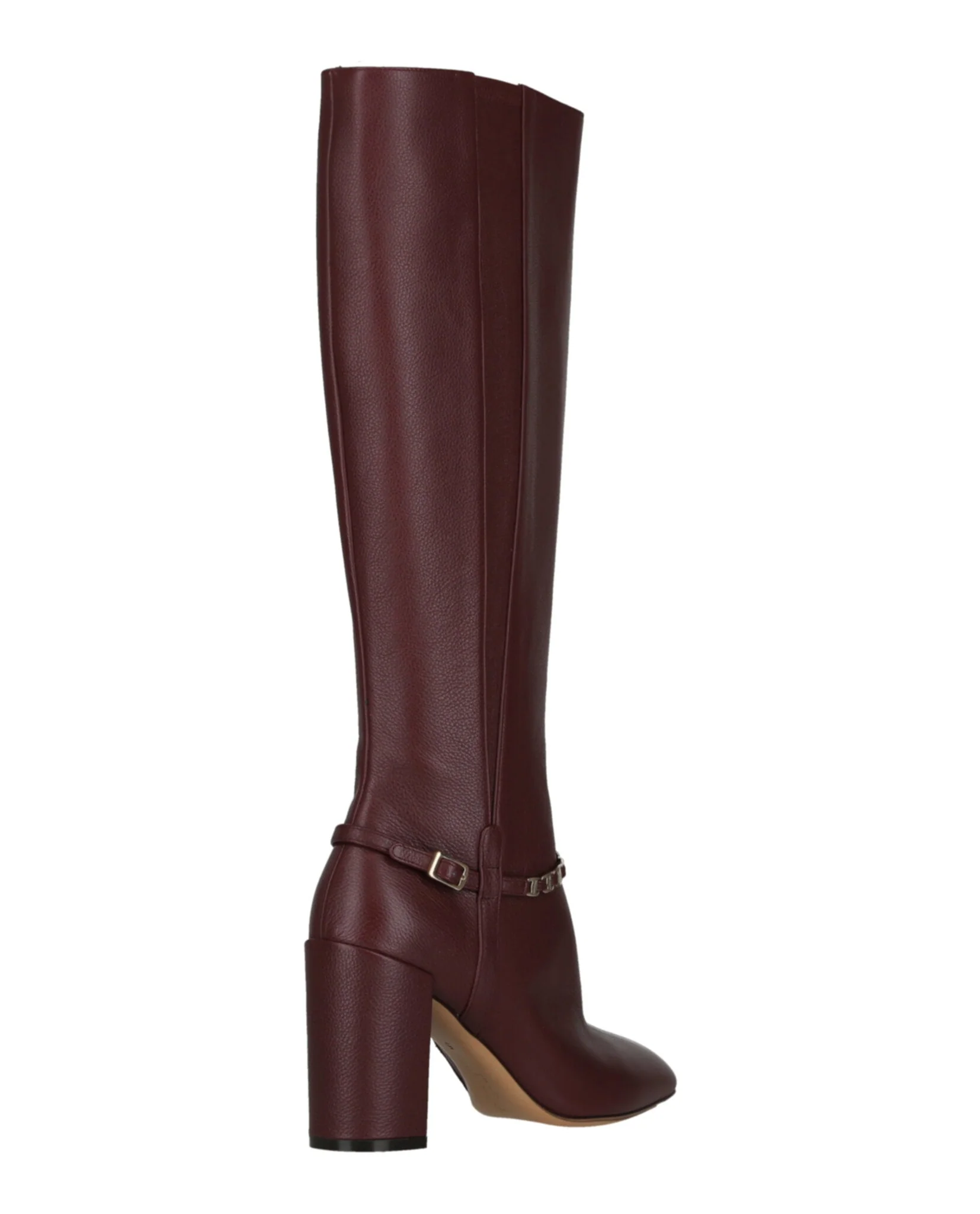 Ferragamo Triba Leather Knee-High Boots - Image 3