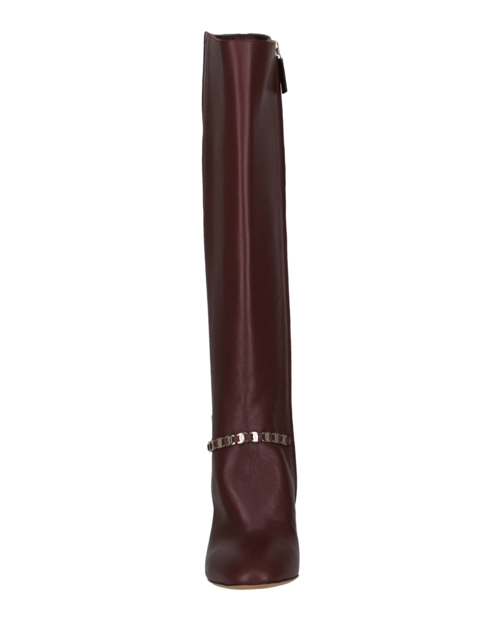 Ferragamo Triba Leather Knee-High Boots - Image 4