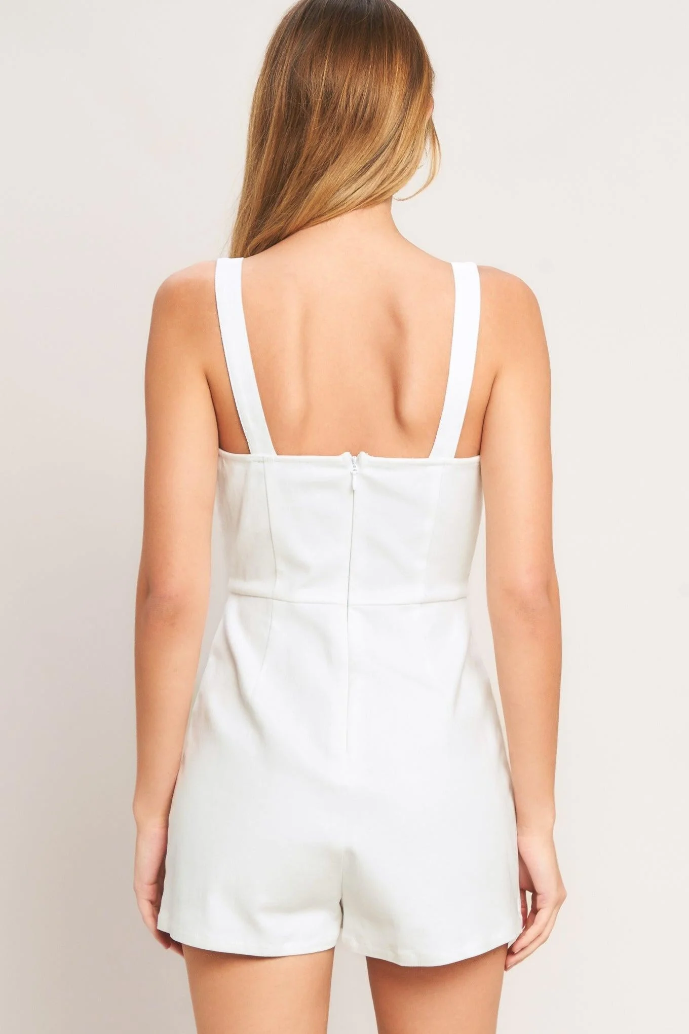 First Date Woven Skort Romper - Image 2