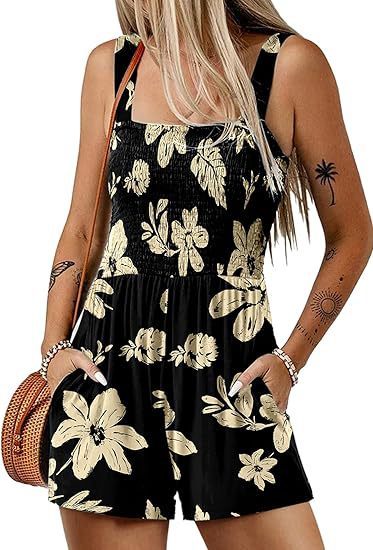 🌺 Floral Print Sleeveless Beach Jumpsuit - Image 2