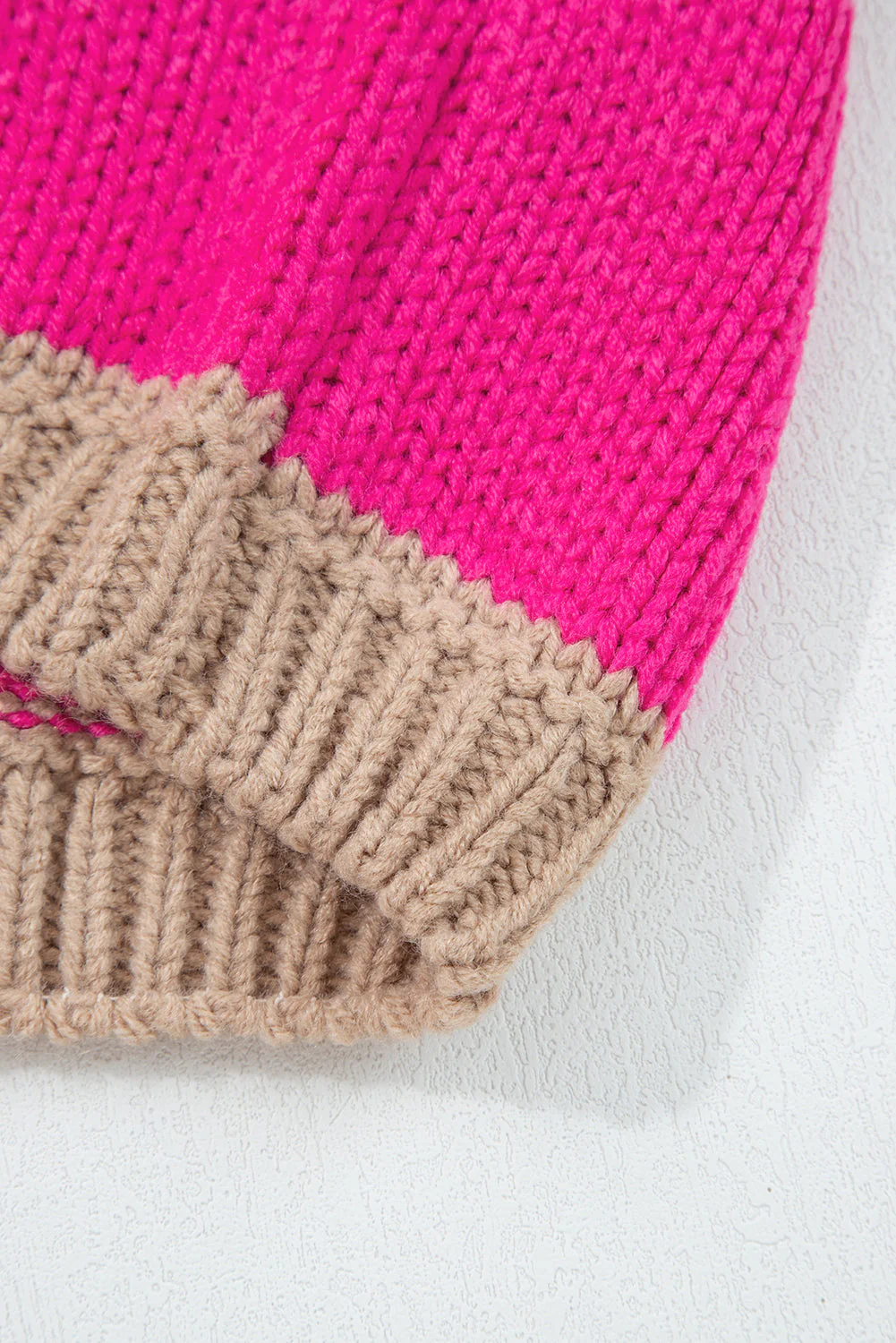 Threaded Pear Florence Block Drop Shoulder PLUS Sweater - Image 13