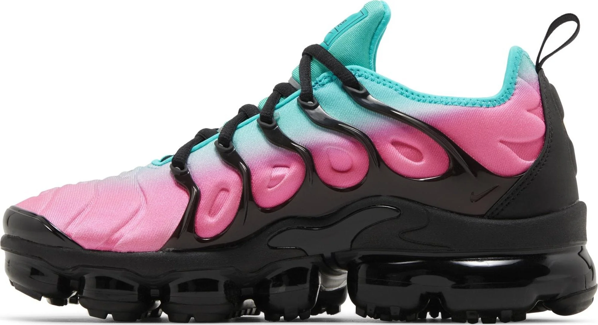 Nike Women's Air Vapormax Plus 'Pink Blast Clear Jade' Sneakers - Image 3