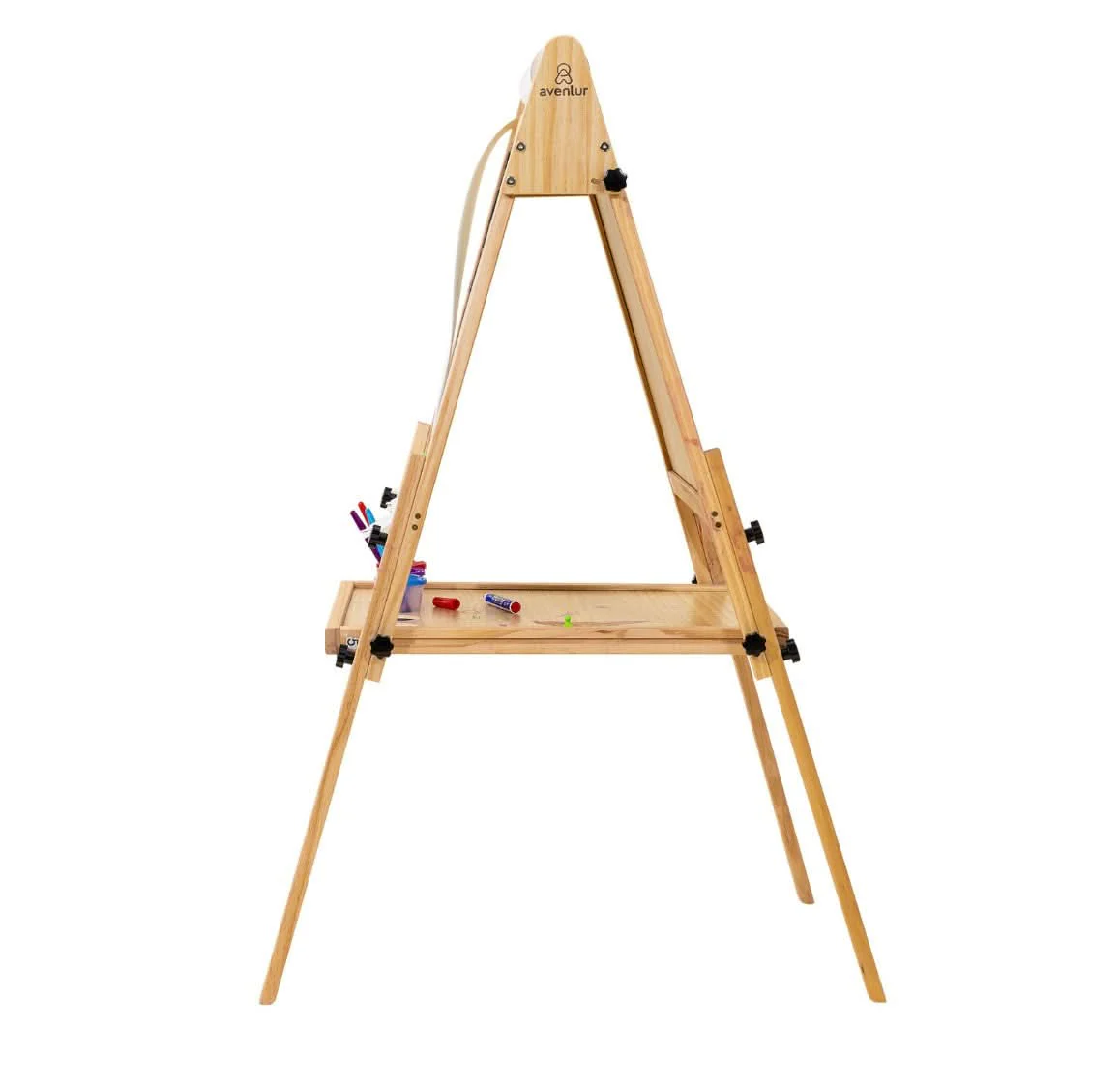 Foldable Kids Easel – 3 Adjustable Heights, Art Station for Drawing & Painting - Image 2