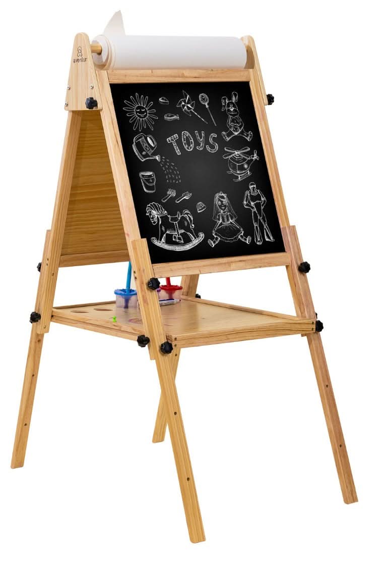 Foldable Kids Easel – 3 Adjustable Heights, Art Station for Drawing & Painting - Image 4